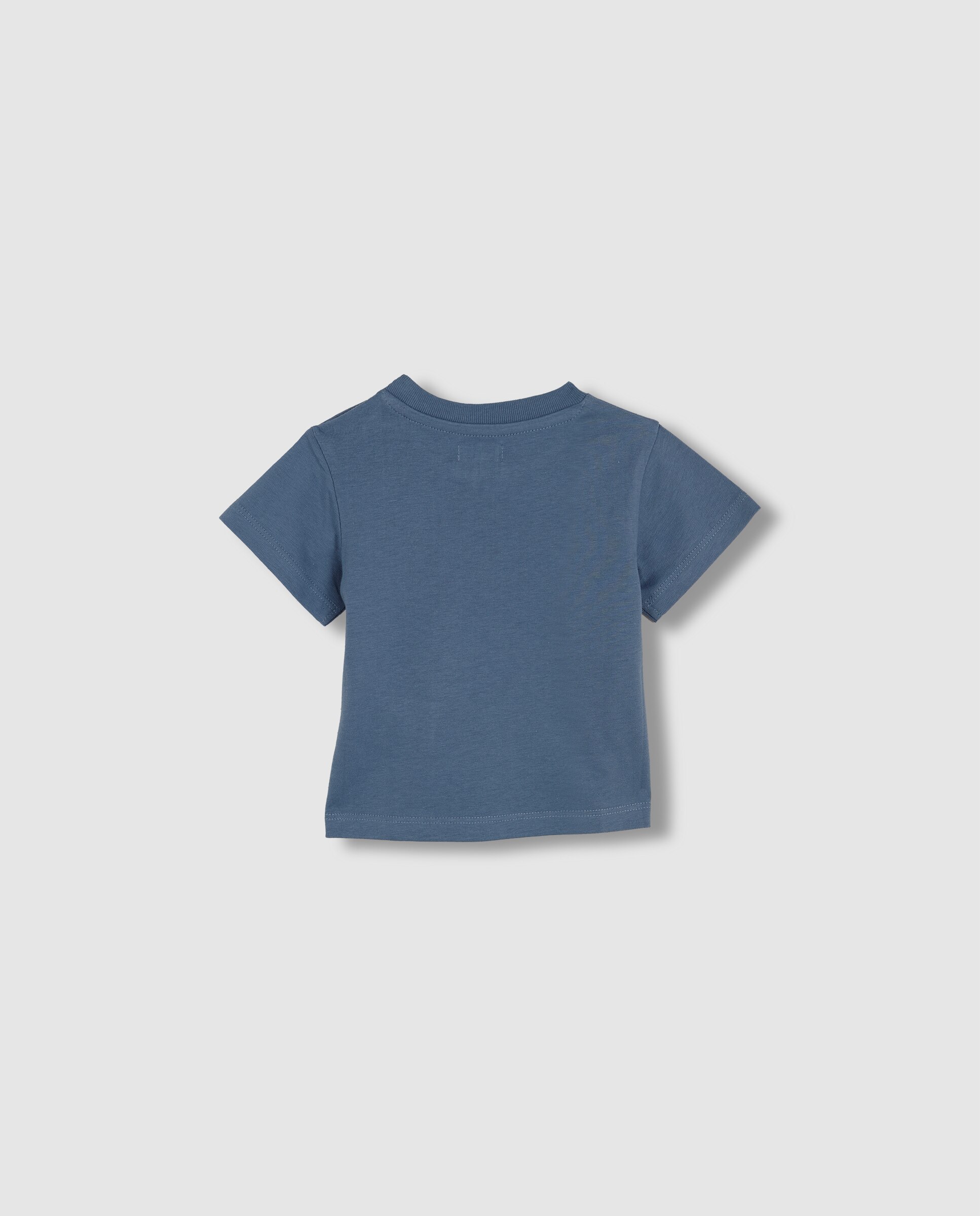 T-shirt para Bebé com Print Gocco Azul-escuro-2