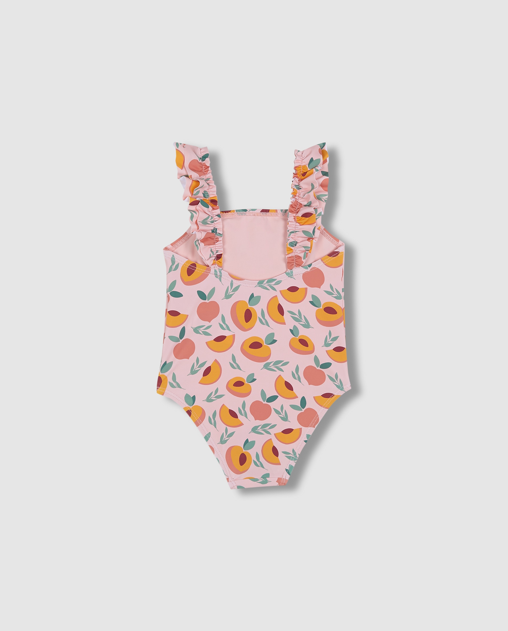 Fato de Banho para Bebé de Pêssegos Gocco Rosa-claro-2