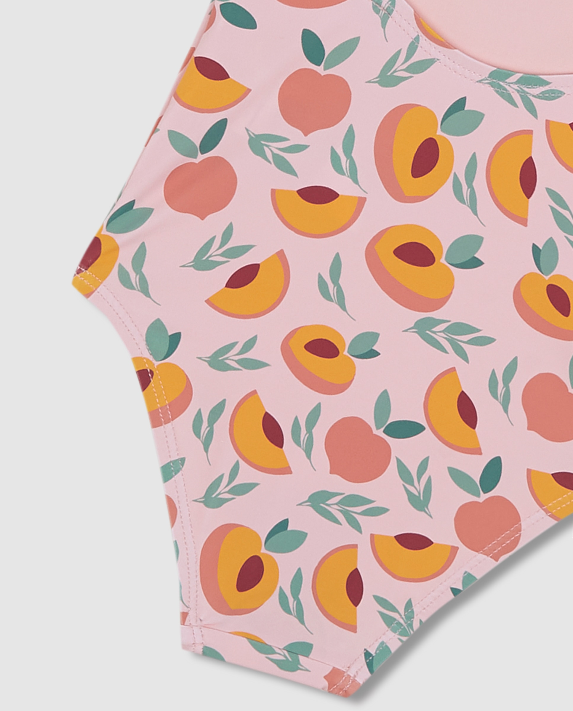 Fato de Banho para Bebé de Pêssegos Gocco Rosa-claro-4