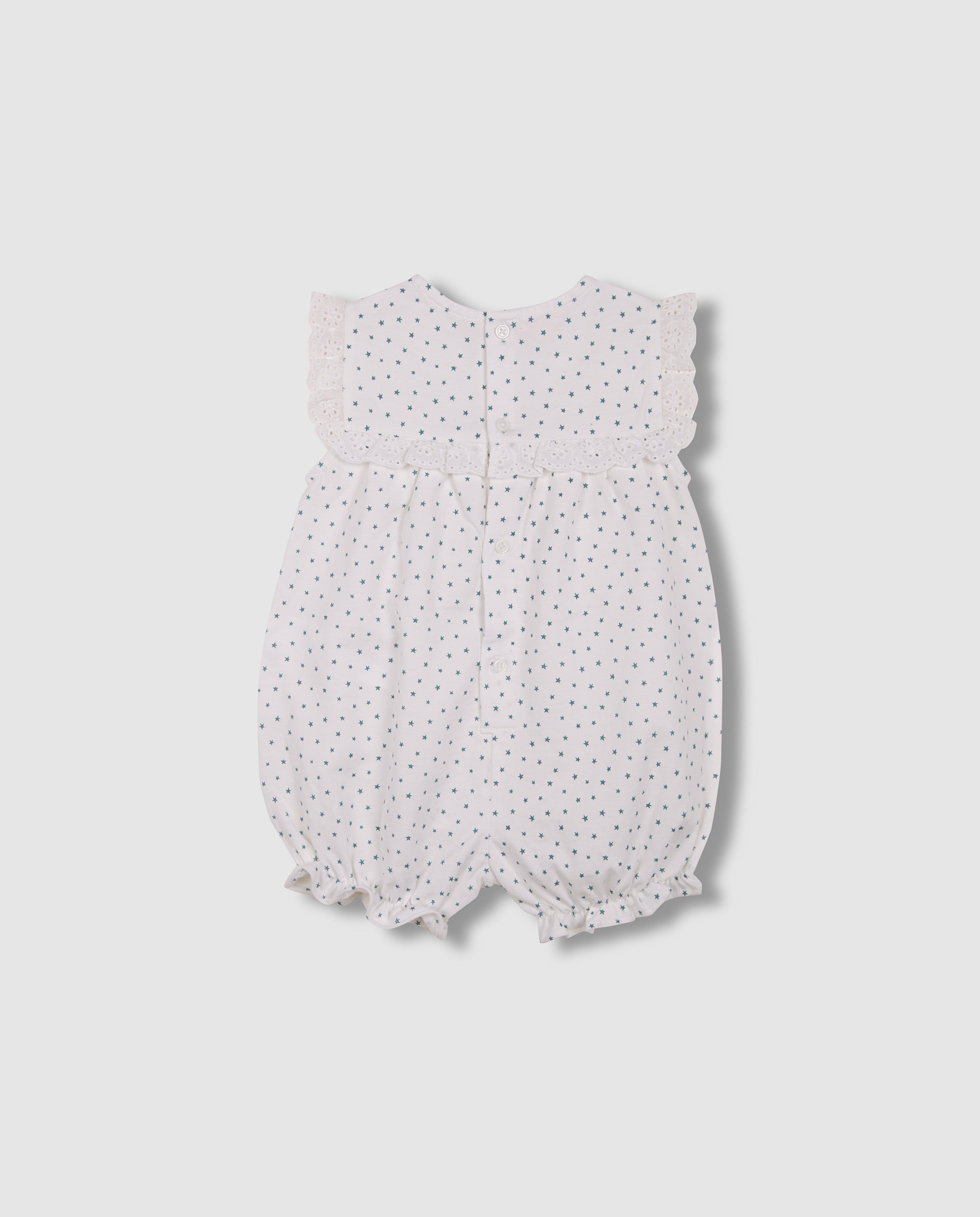 Pijama para Bebé Estampado Estrelas Gocco Branco-marfim-2