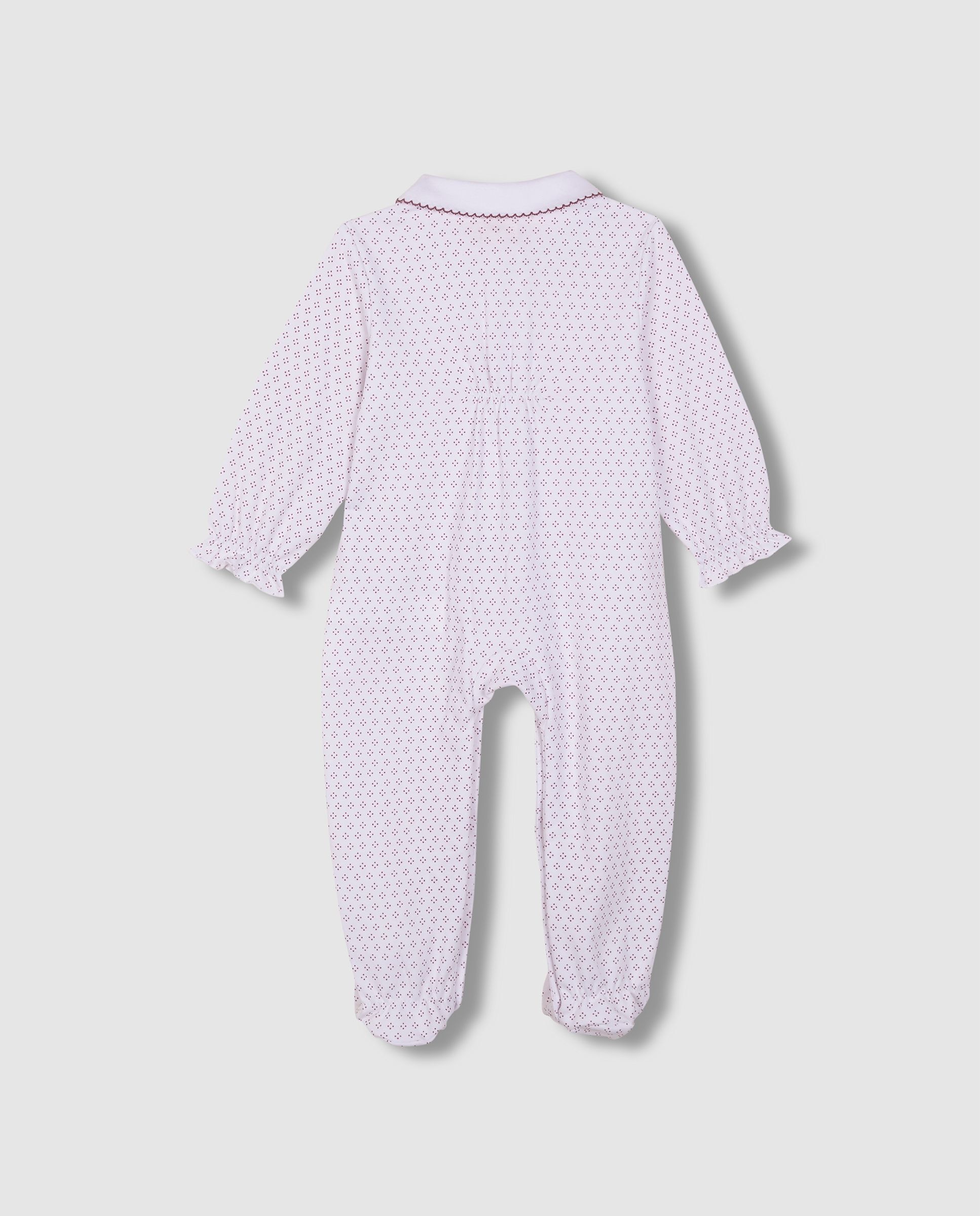 Pijama para Bebé de Manga Comprida Gocco Rosa-2