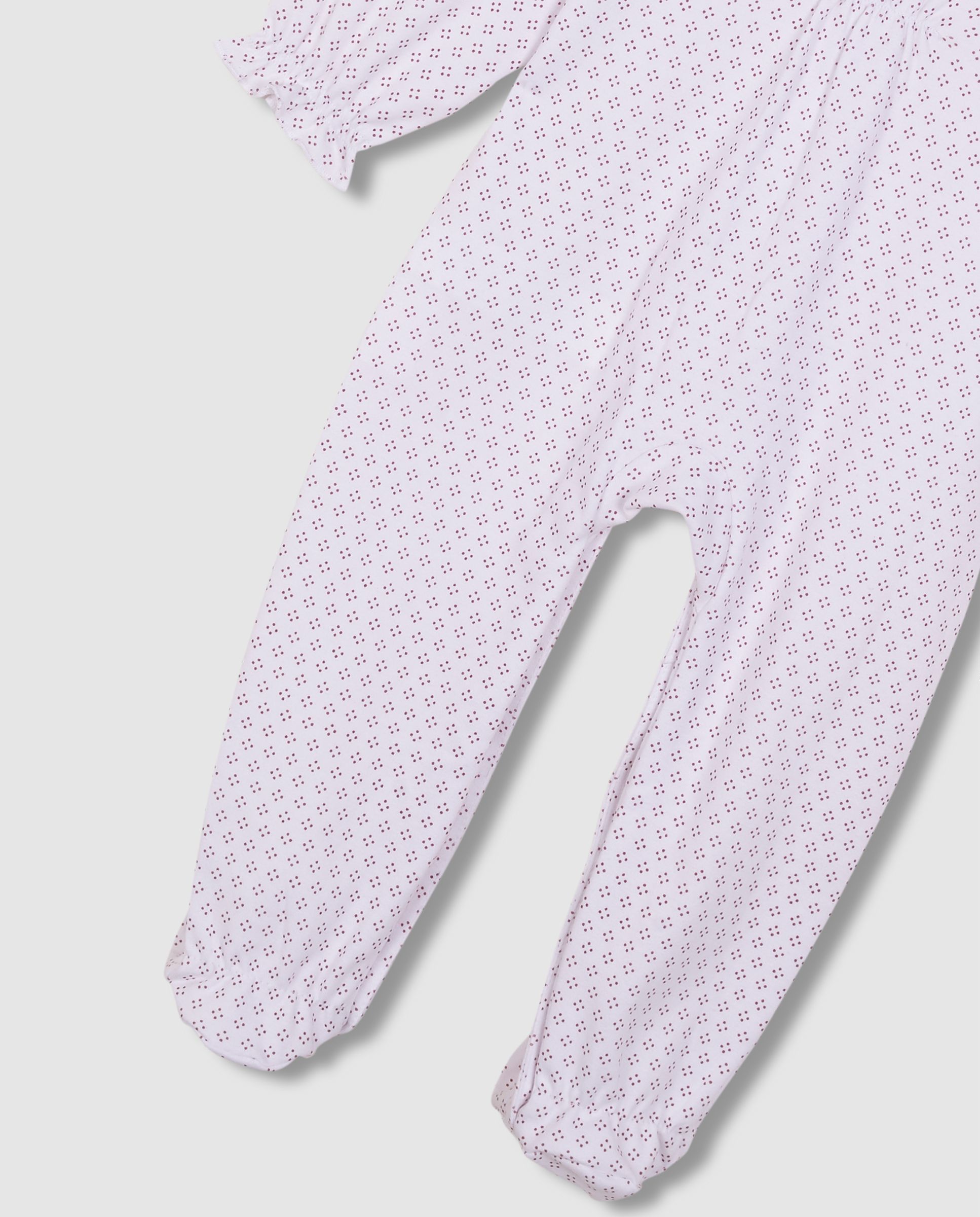 Pijama para Bebé de Manga Comprida Gocco Rosa-4