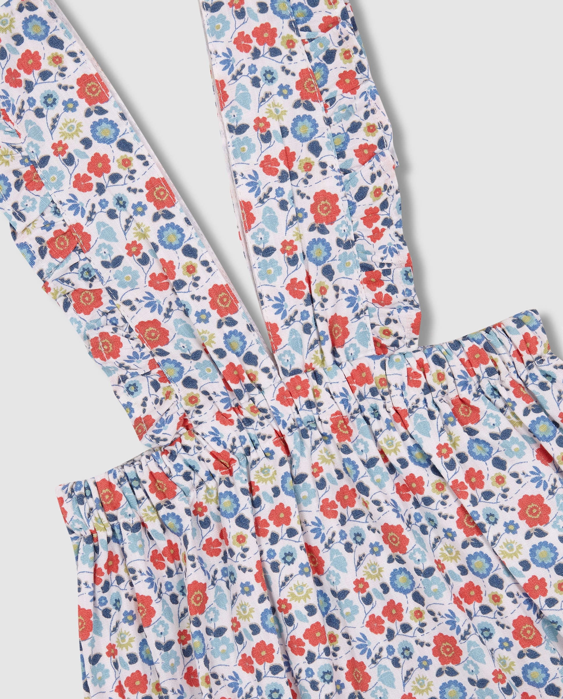Jardineiras para Bebé de Flores Gocco Branco-marfim-5
