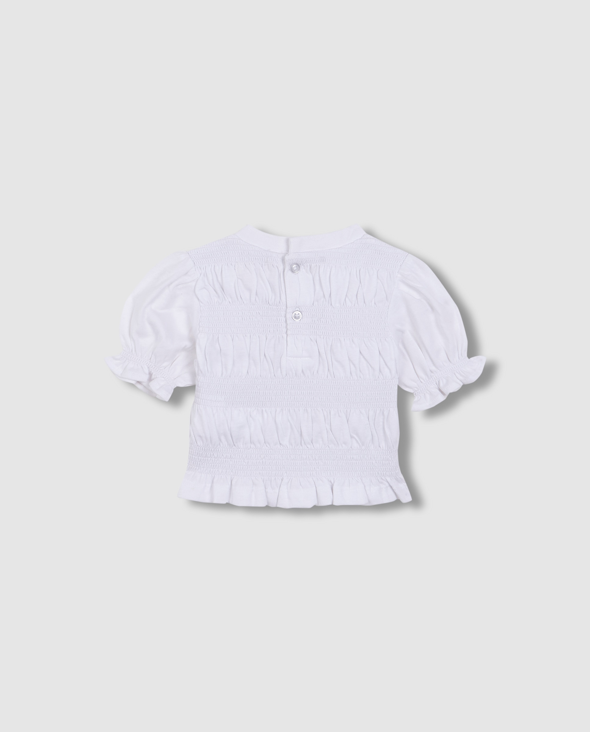 T-shirt para Bebé Engomada Gocco Branco-4