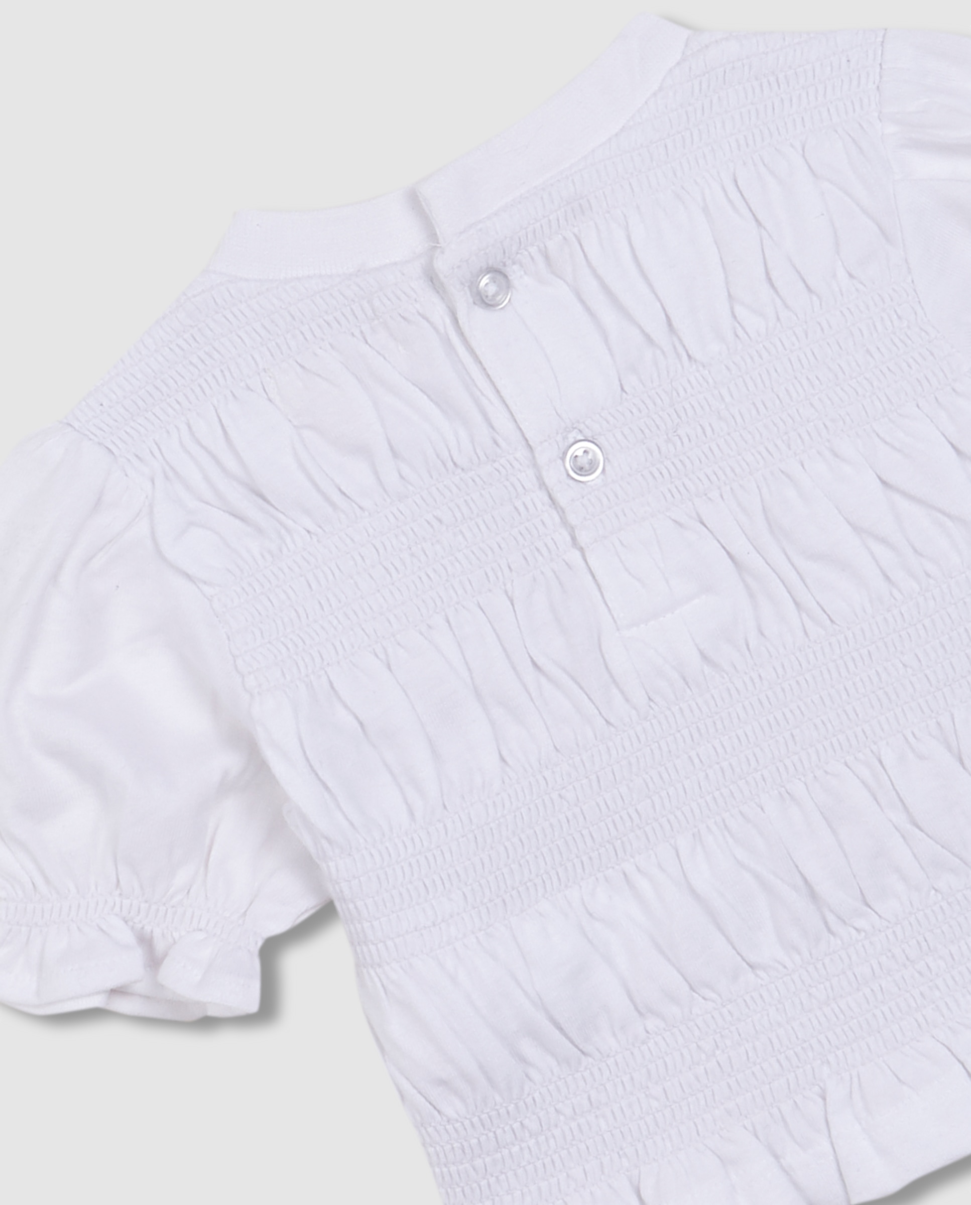 T-shirt para Bebé Engomada Gocco Branco-6