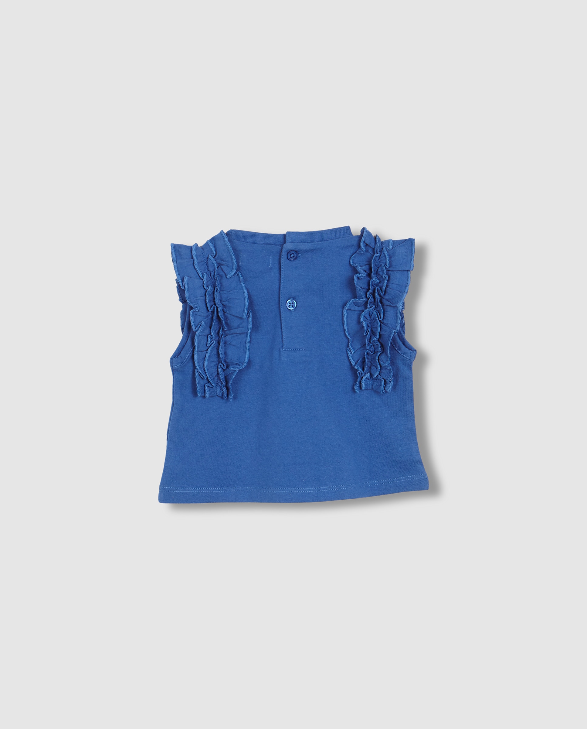 T-shirt para Bebé com Folho Triplo Gocco Azul-índigo-4