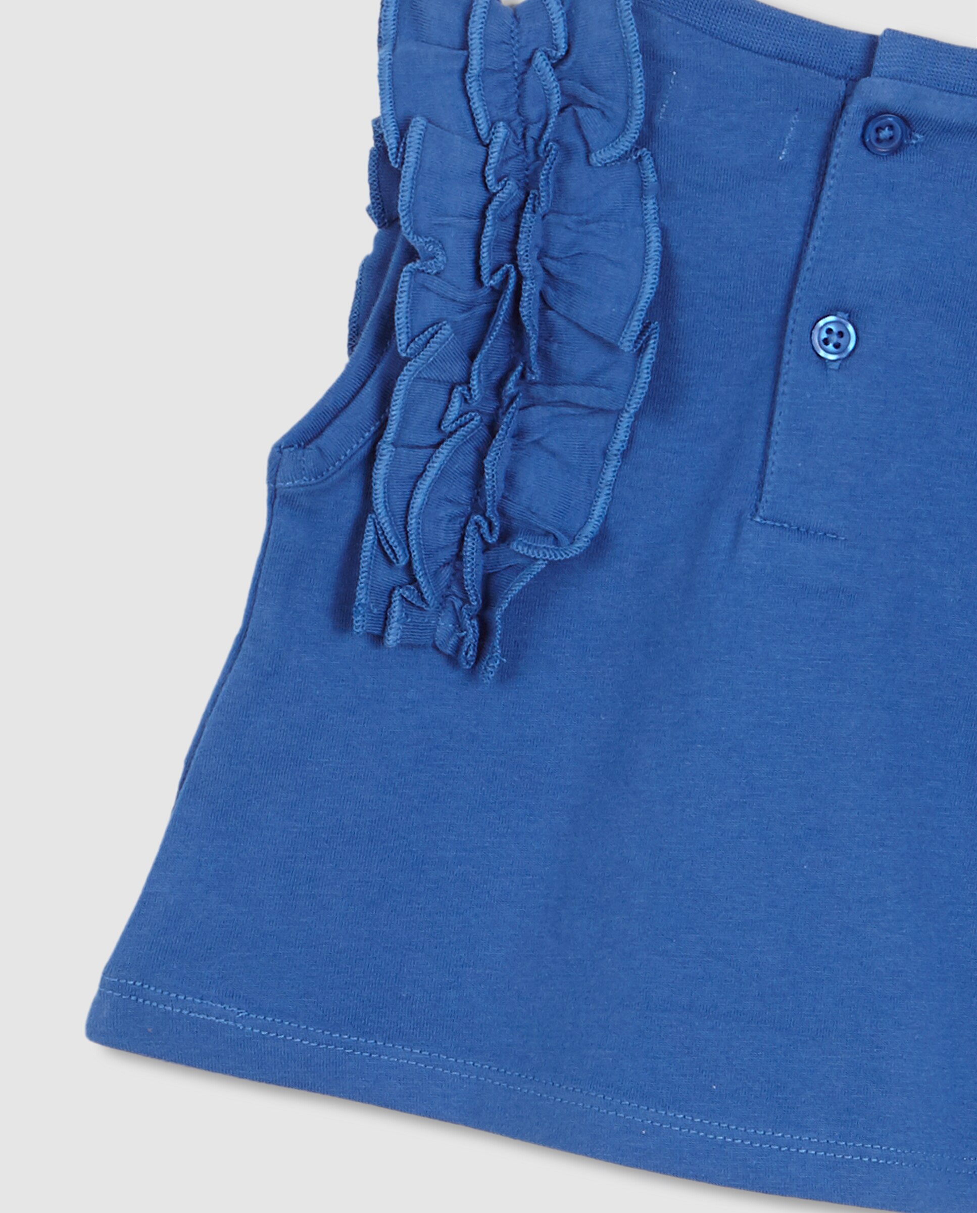 T-shirt para Bebé com Folho Triplo Gocco Azul-índigo-6