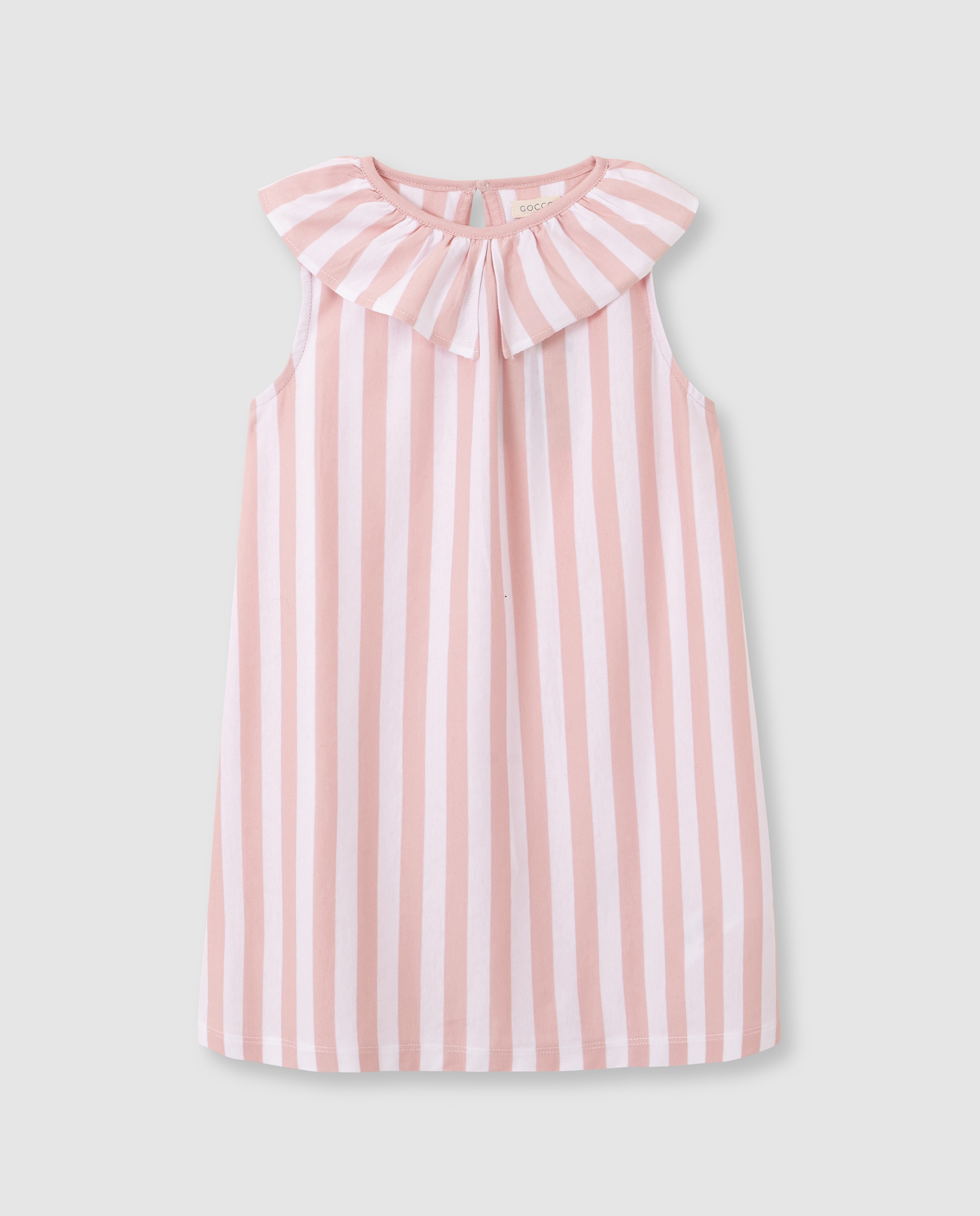 Imagem 0 de Vestido Infantil de Malha Às Riscas