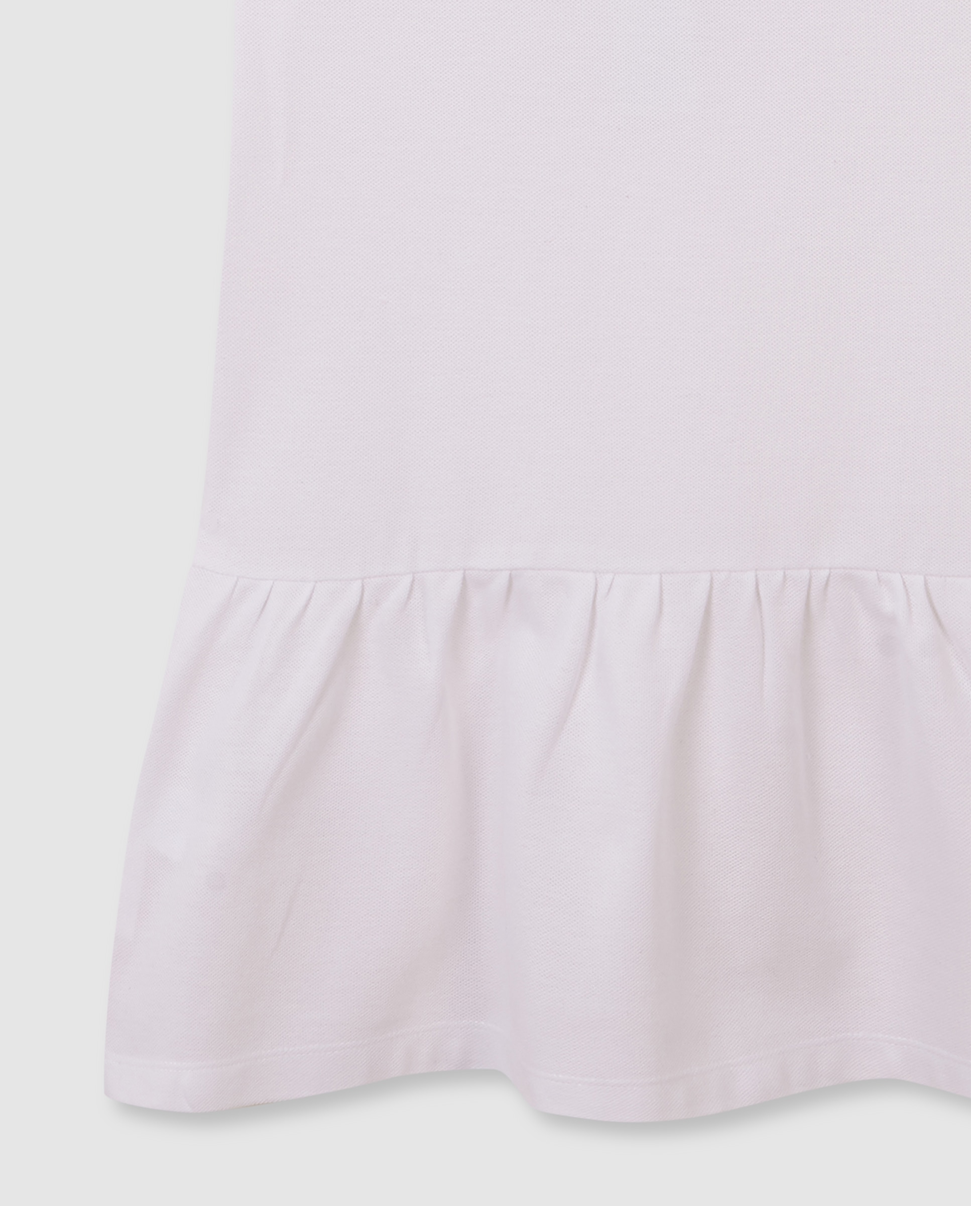 Vestido Polo Infantil Branco-4