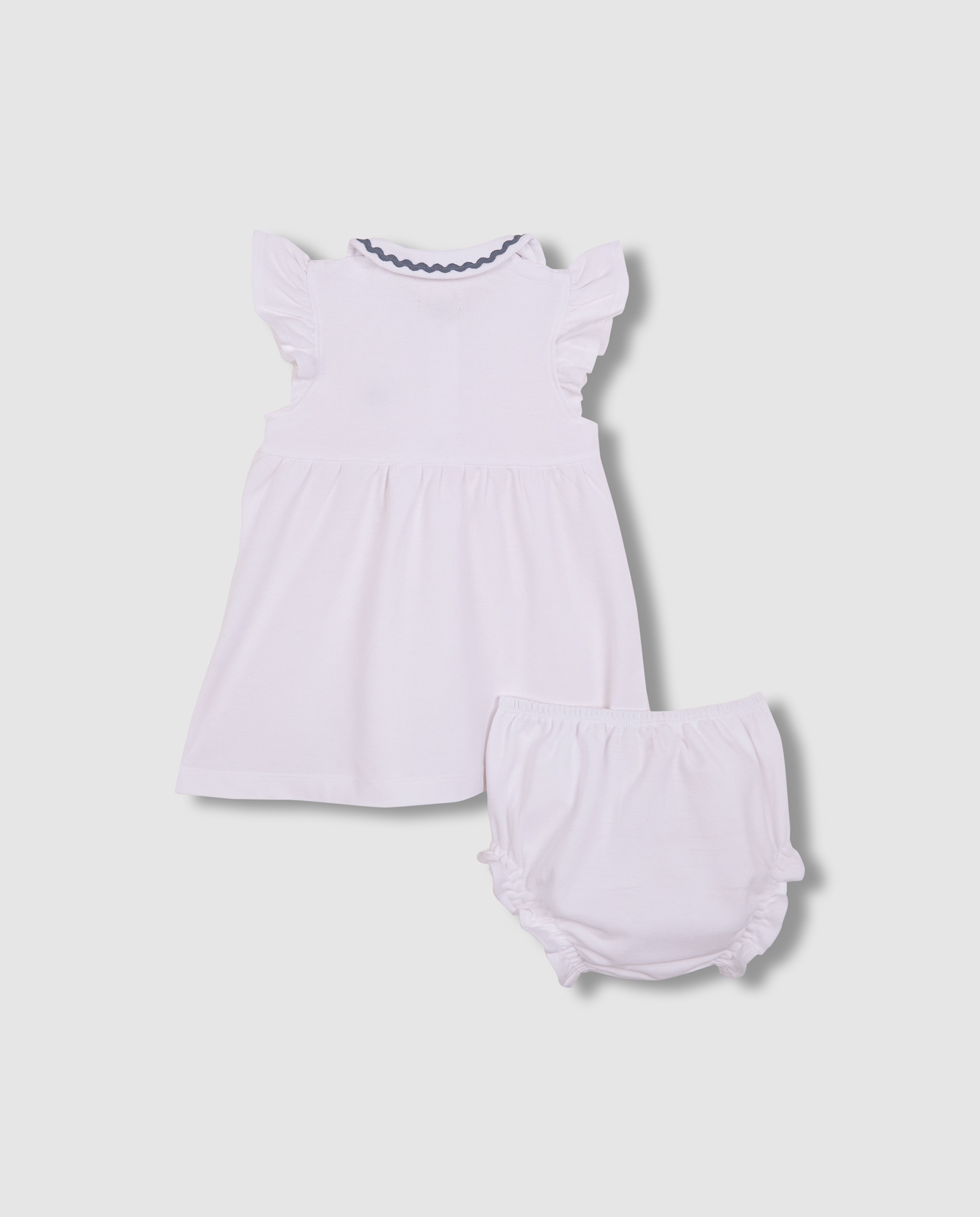 Vestido para Bebé Polo Gocco Branco-2