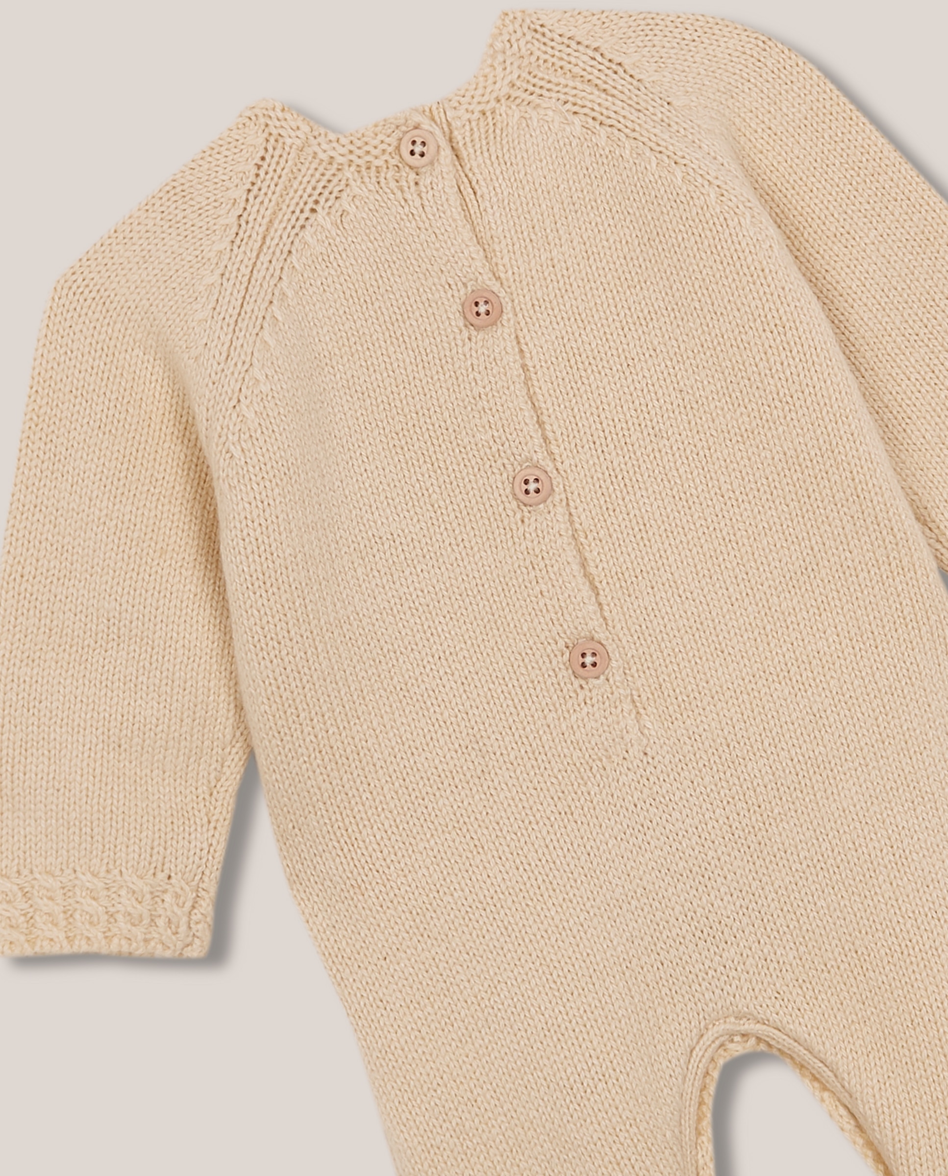 Babygrow para Bebé de Malha Bobo com Tranças Amarelo-4