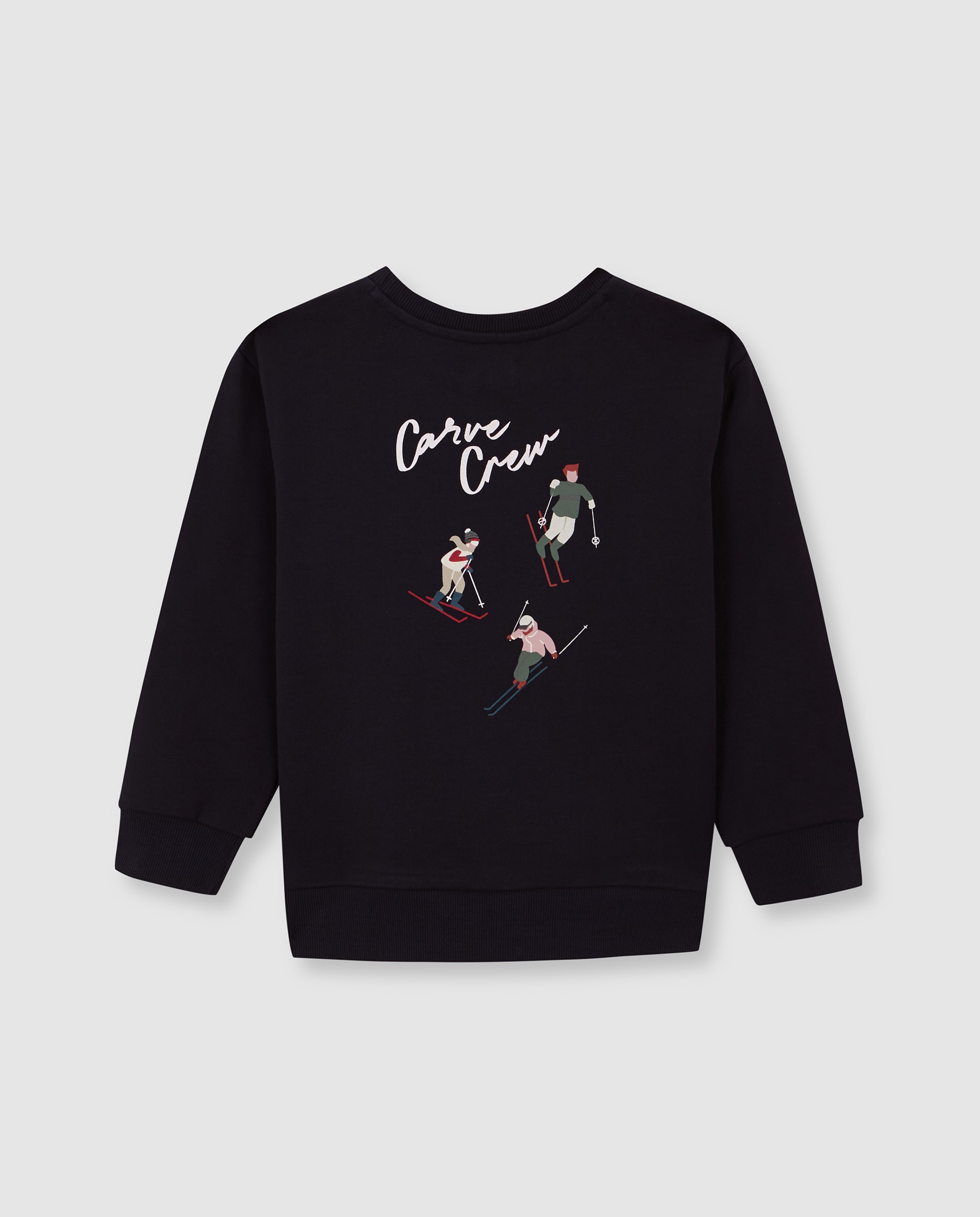 Sweatshirt Infantil com Print de Ski Gocco Azul-marinho-2