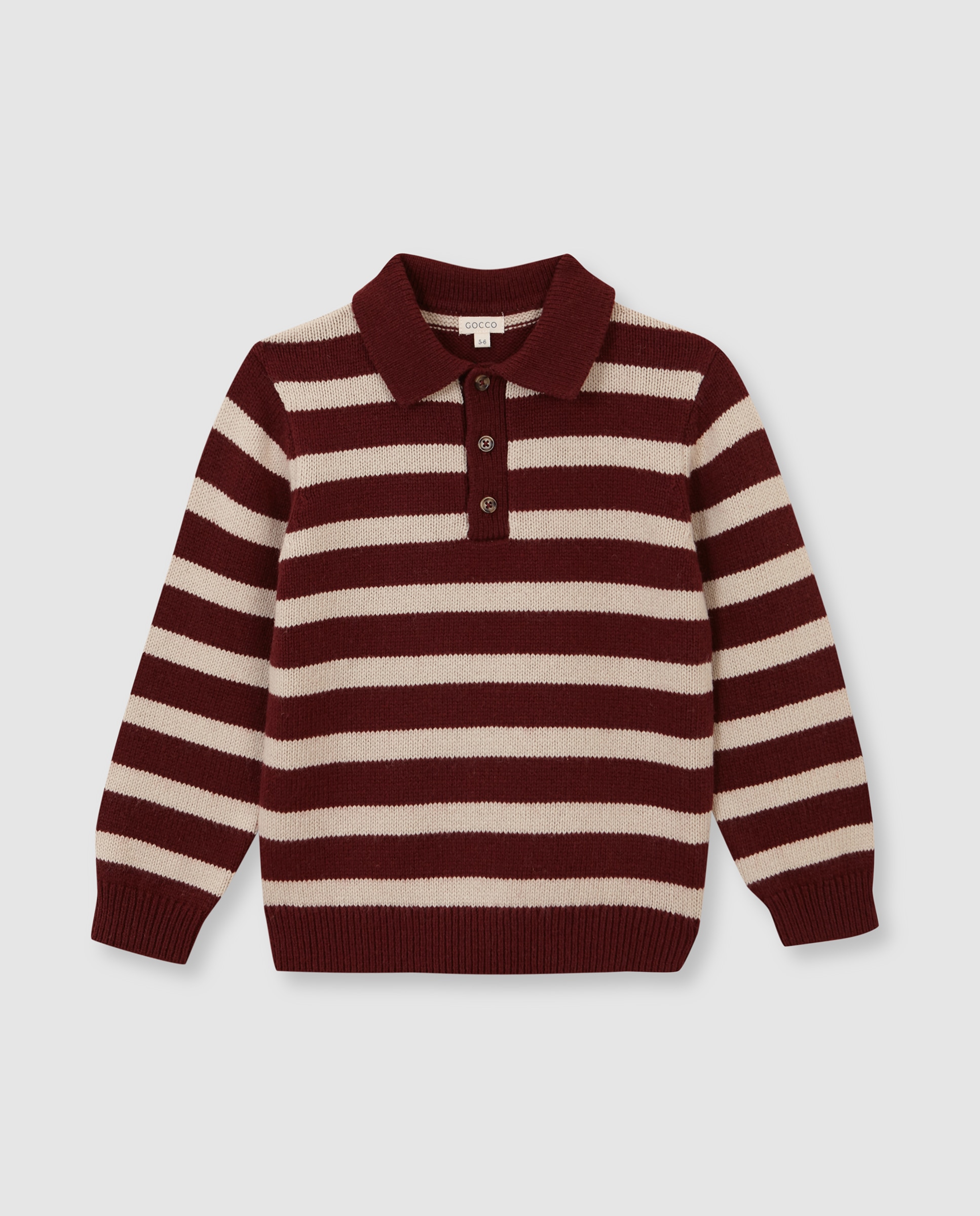 Camisola Infantil com Intarsia de Moto Vermelho-3