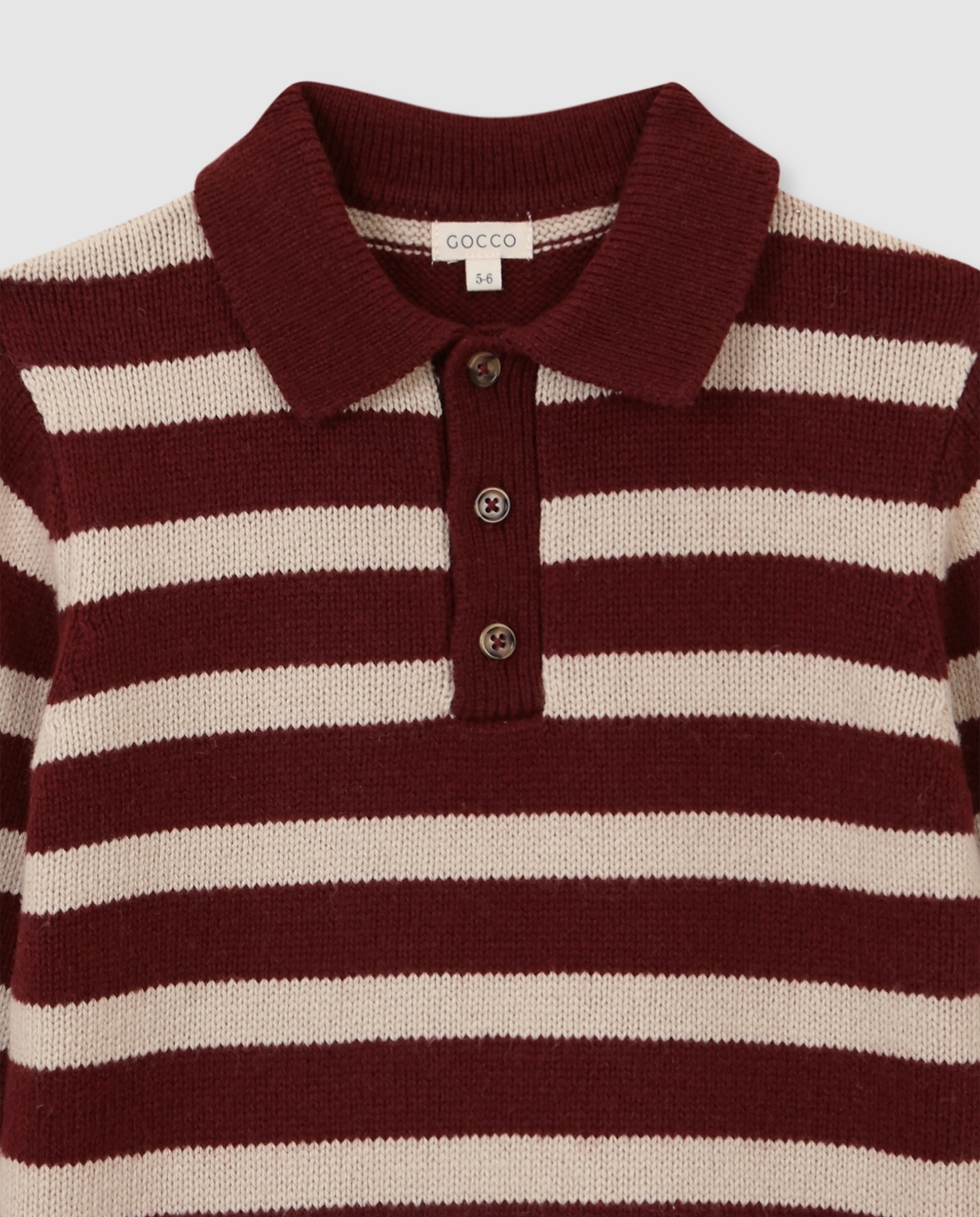 Camisola Infantil com Intarsia de Moto Vermelho-5