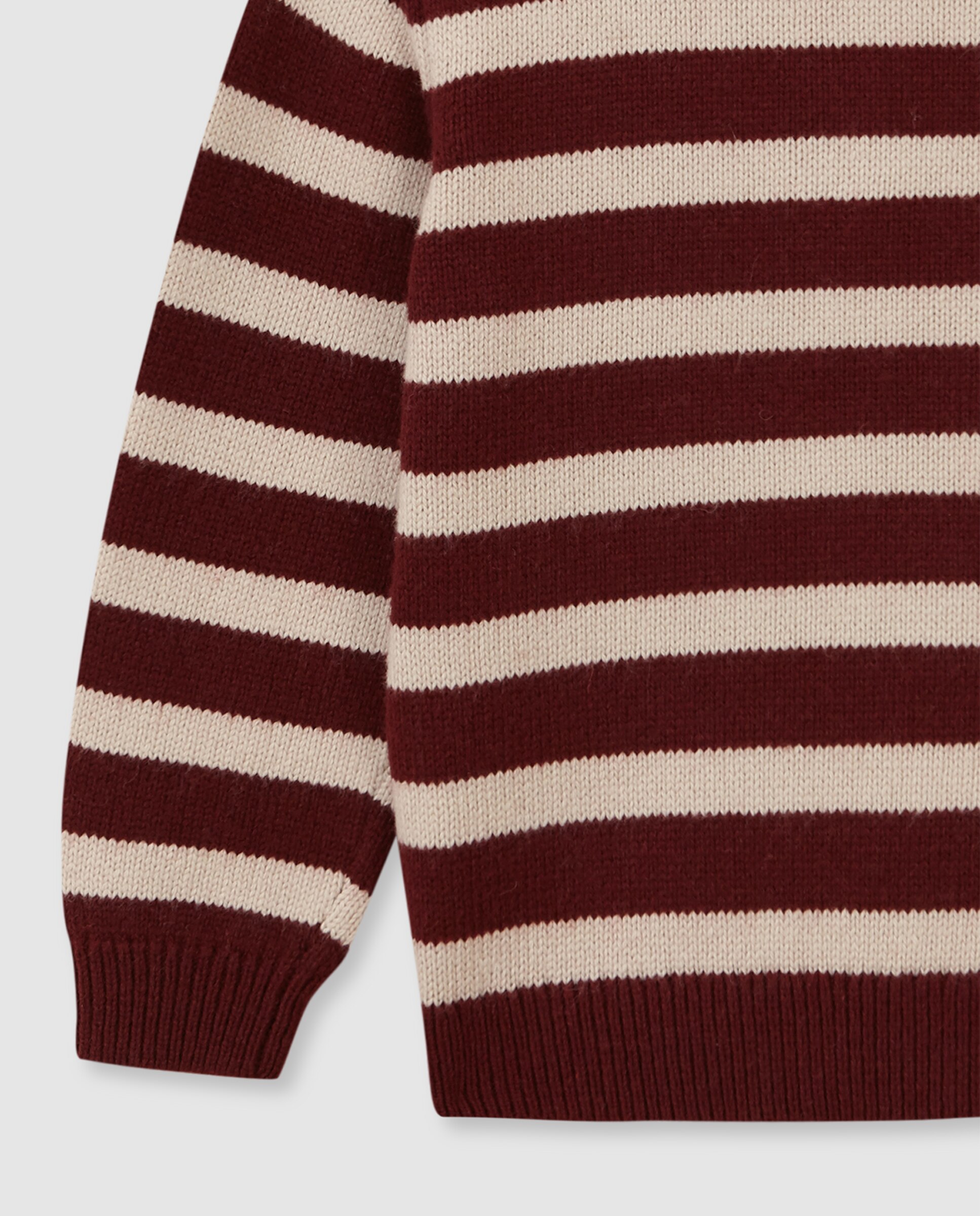 Camisola Infantil com Intarsia de Moto Vermelho-6