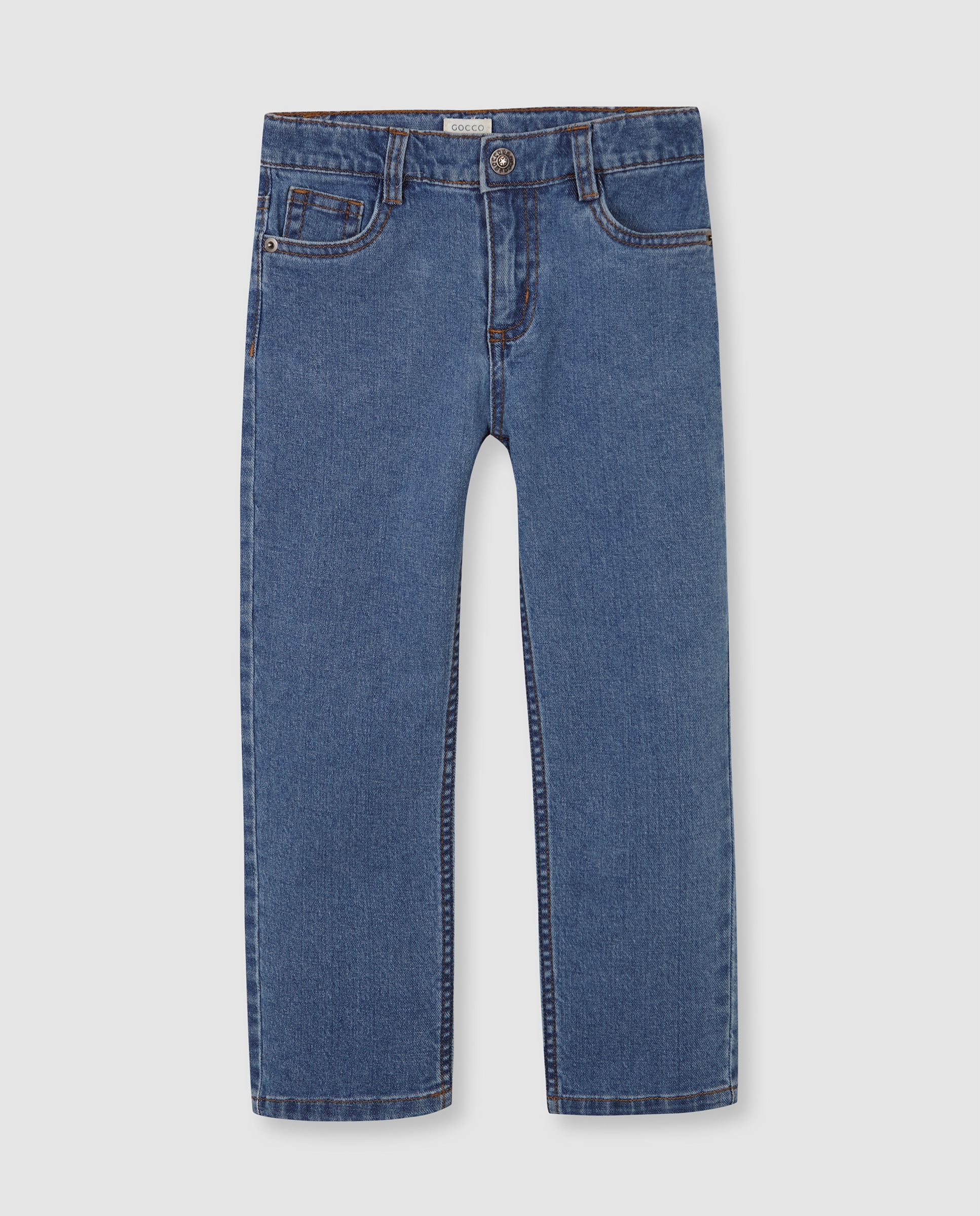 Imagem 0 de Calças Denim Infantil de Cinco Bolsos