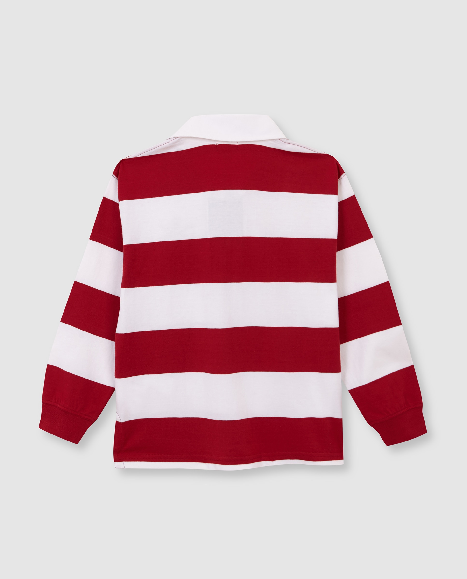 Polo Oversize Infantil com Gola em Contraste Gocco Grená-2