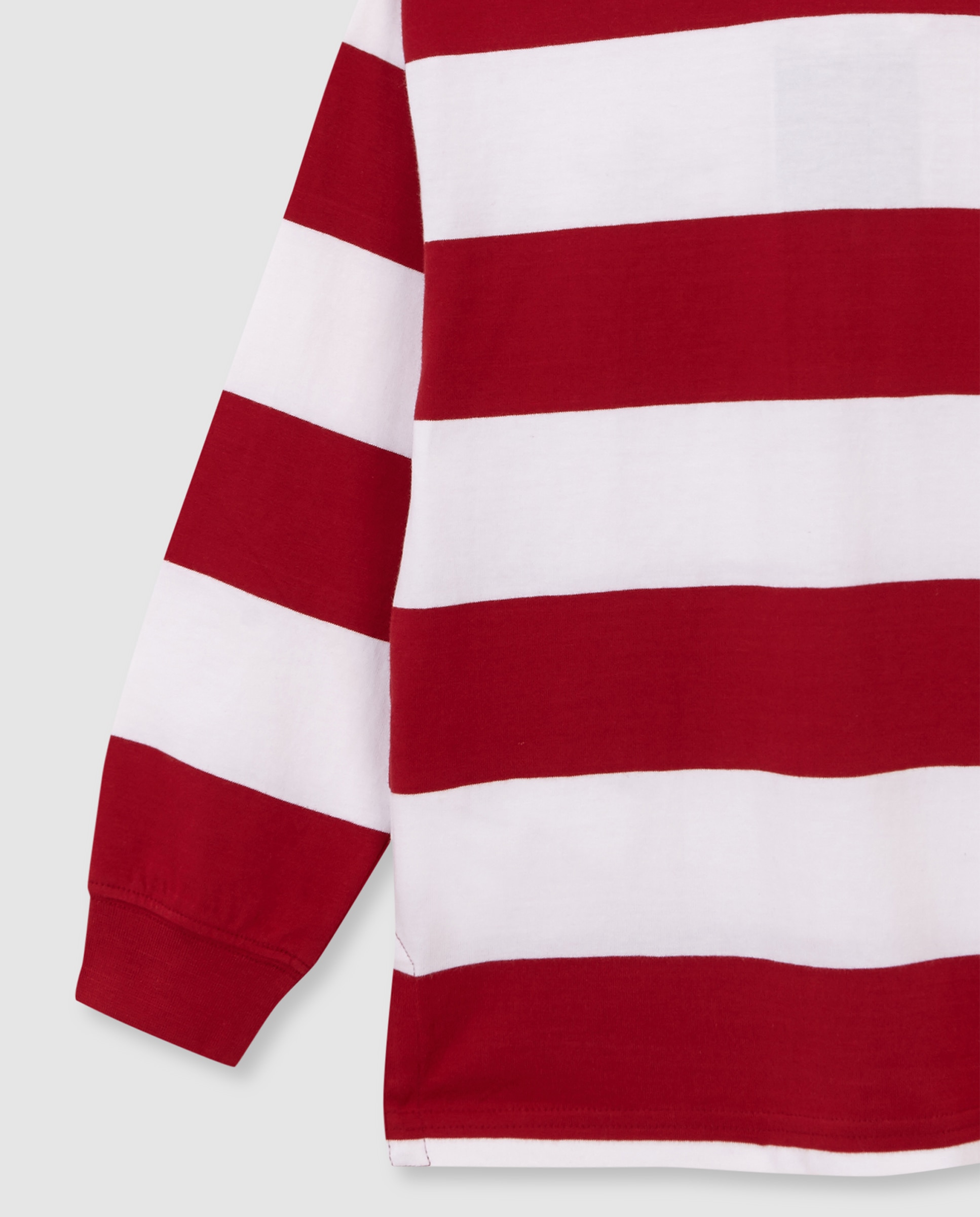 Polo Oversize Infantil com Gola em Contraste Gocco Grená-4