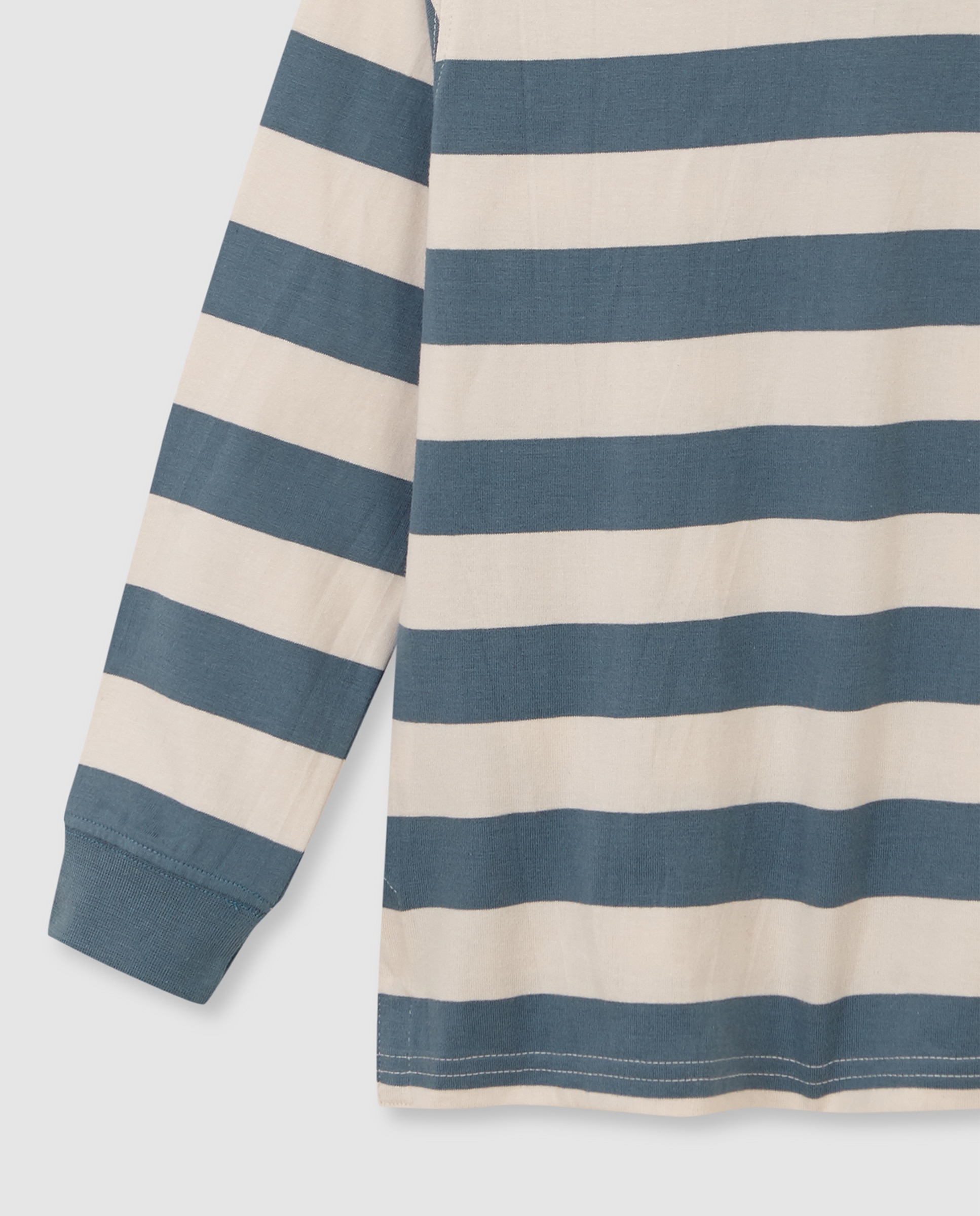 Polo Infantil com Bordado de Cachorro Salsicha Gocco Azul-4