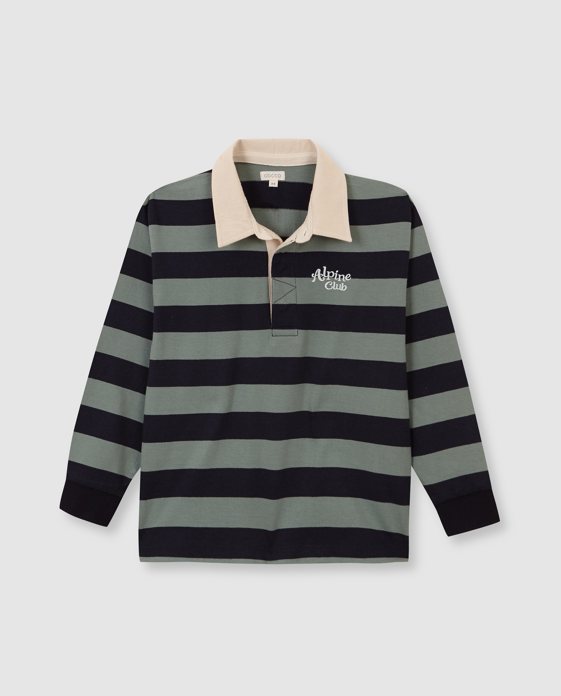Imagem 0 de Polo Infantil Às Riscas com Print