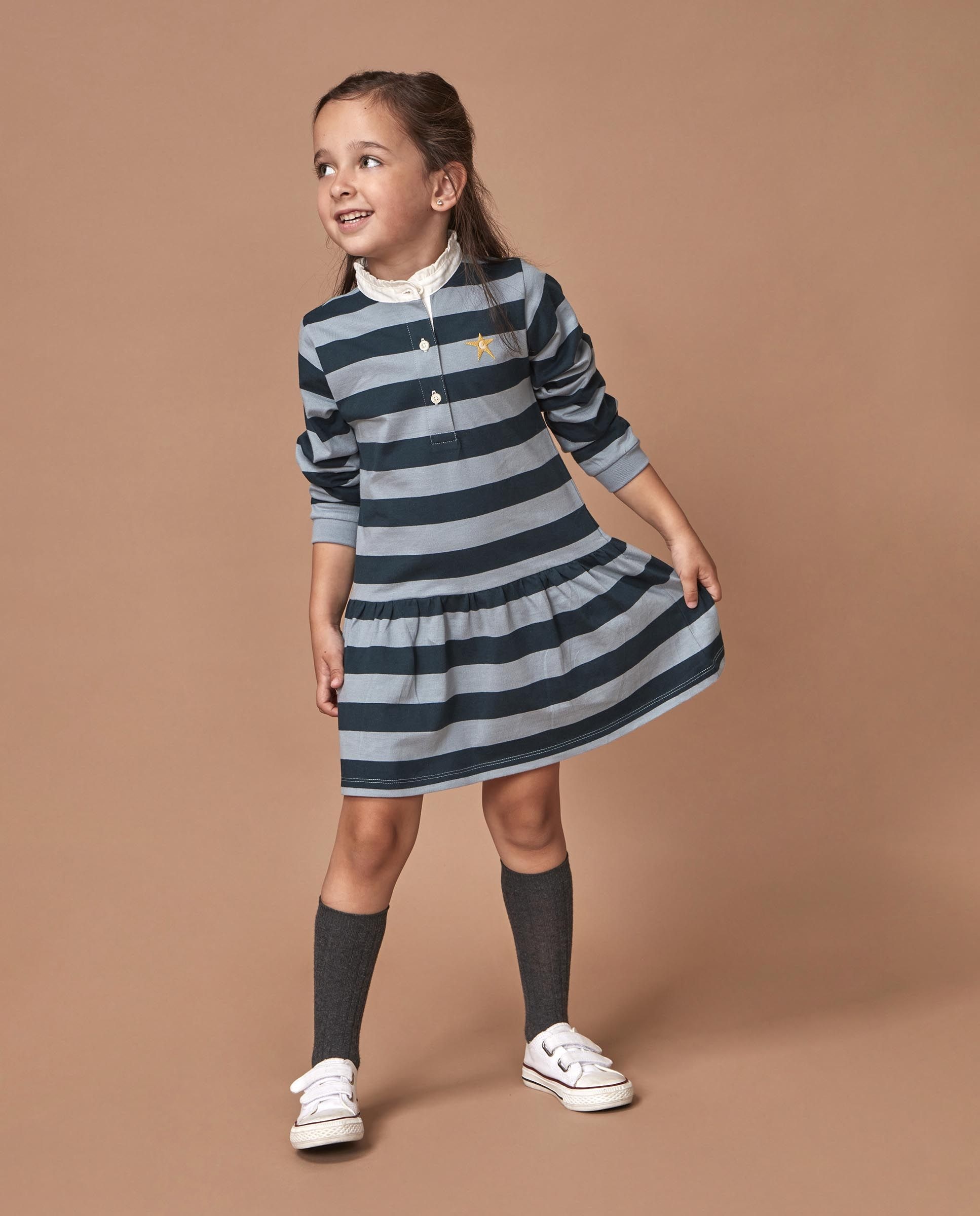 Imagem 0 de Vestido Polo Infantil com Estrela