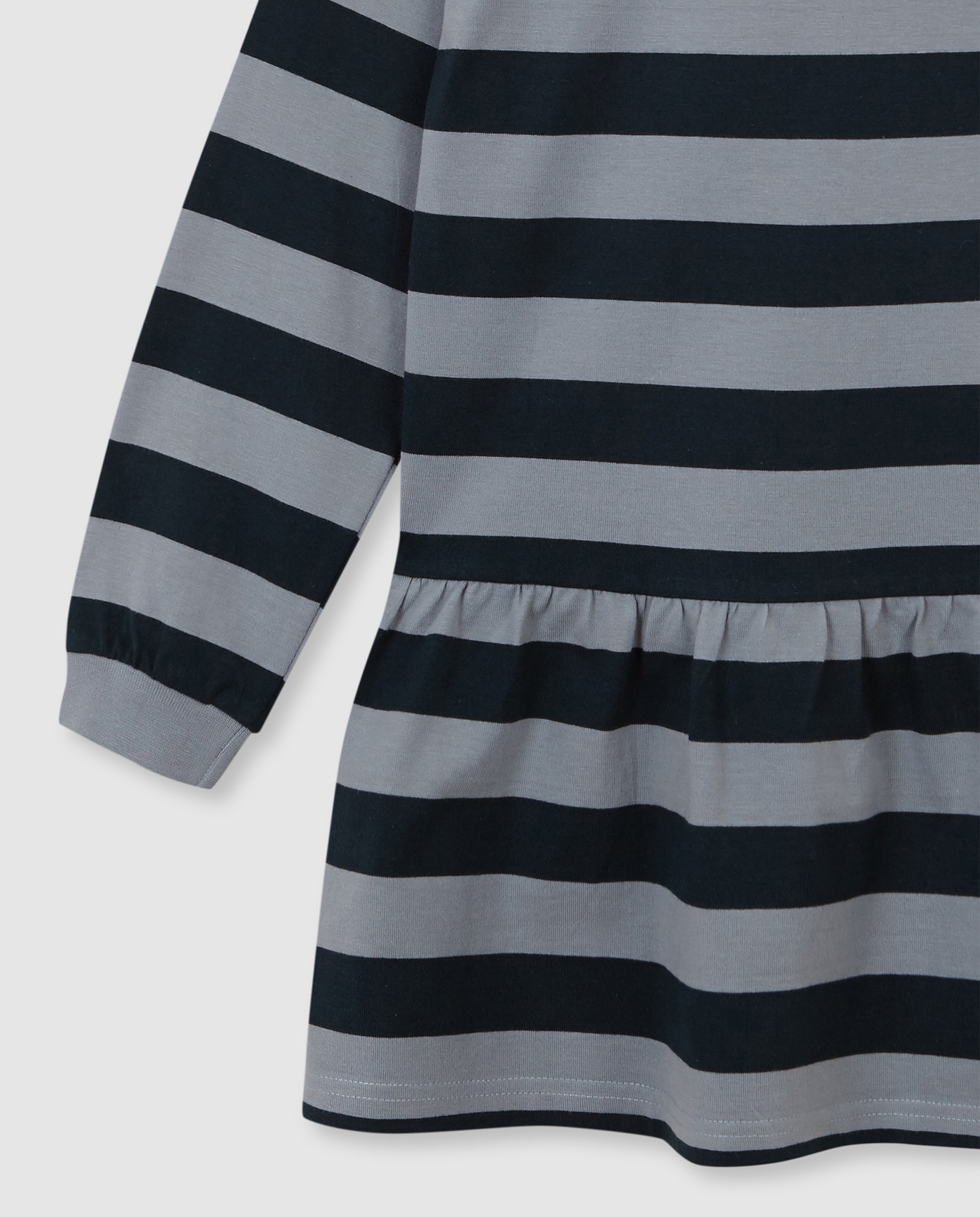 Vestido Polo Infantil com Estrela Verde-escuro-6