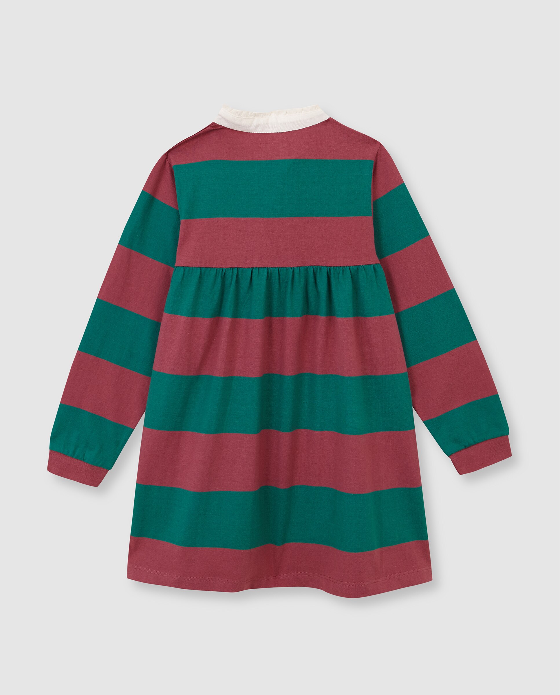 Vestido Polo Infantil com Patch Rosa-4