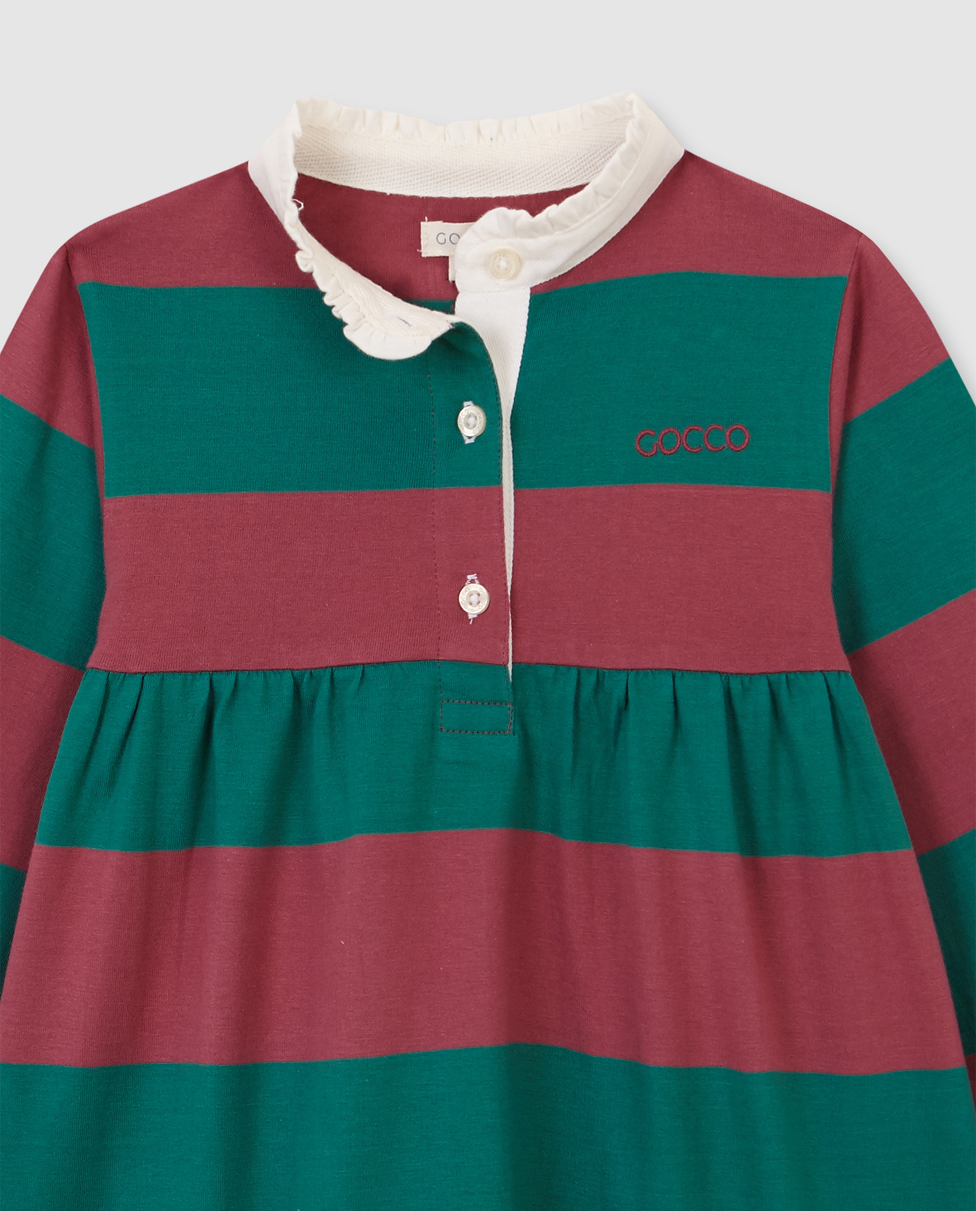 Vestido Polo Infantil com Patch Rosa-5
