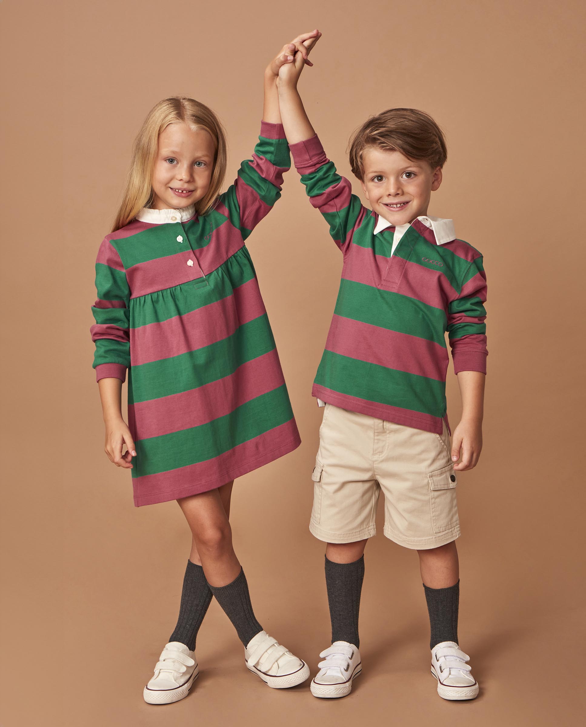 Vestido Polo Infantil com Patch Rosa-7