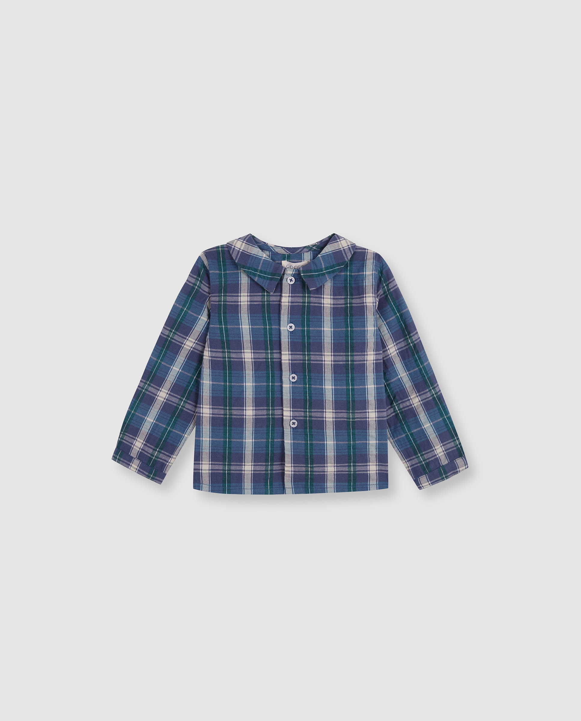 Imagem 0 de Camisa para Bebé Aos Quadrados em Seersucker