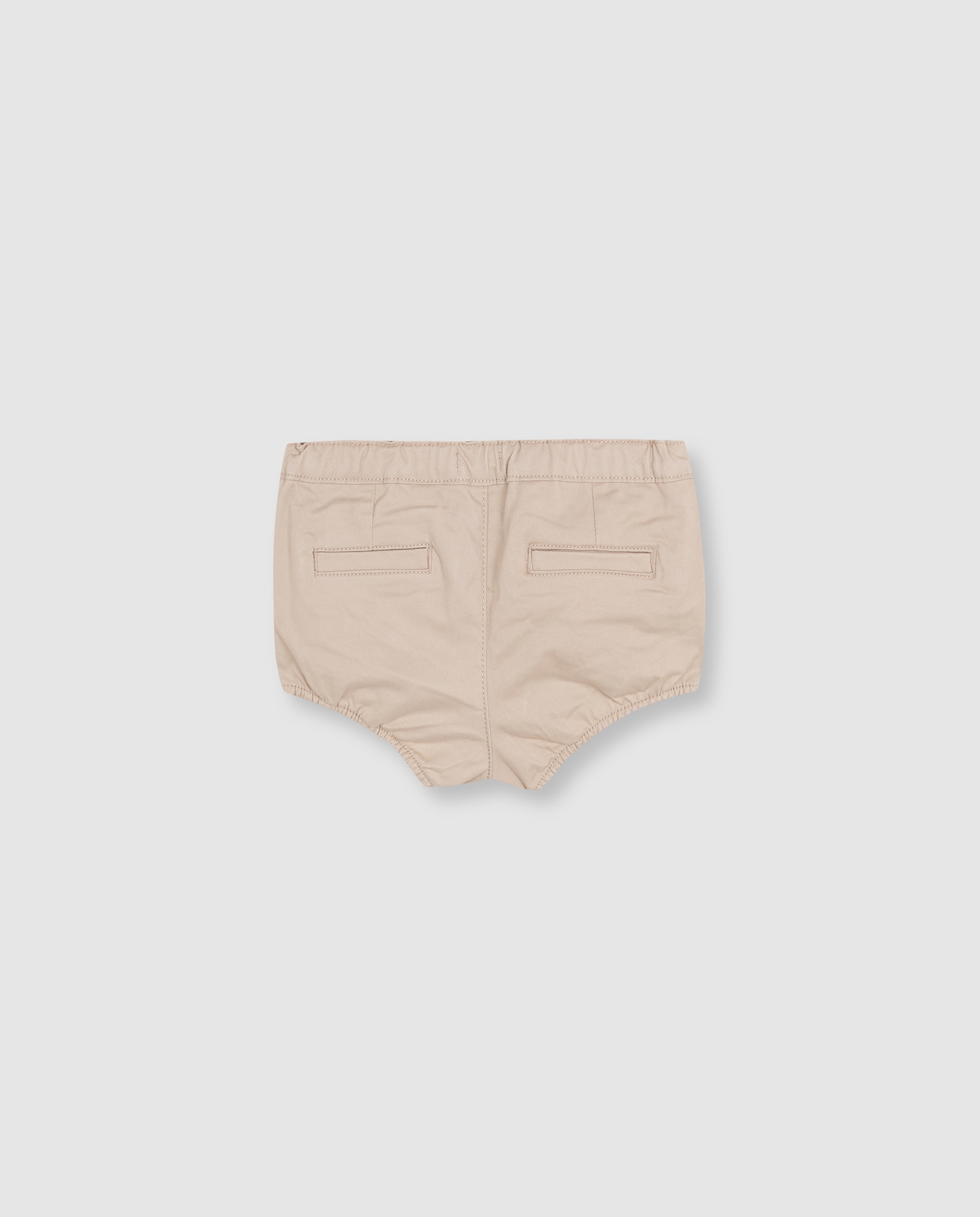 Calças de Bebé em Sarja com Botões Gocco Pedra-2