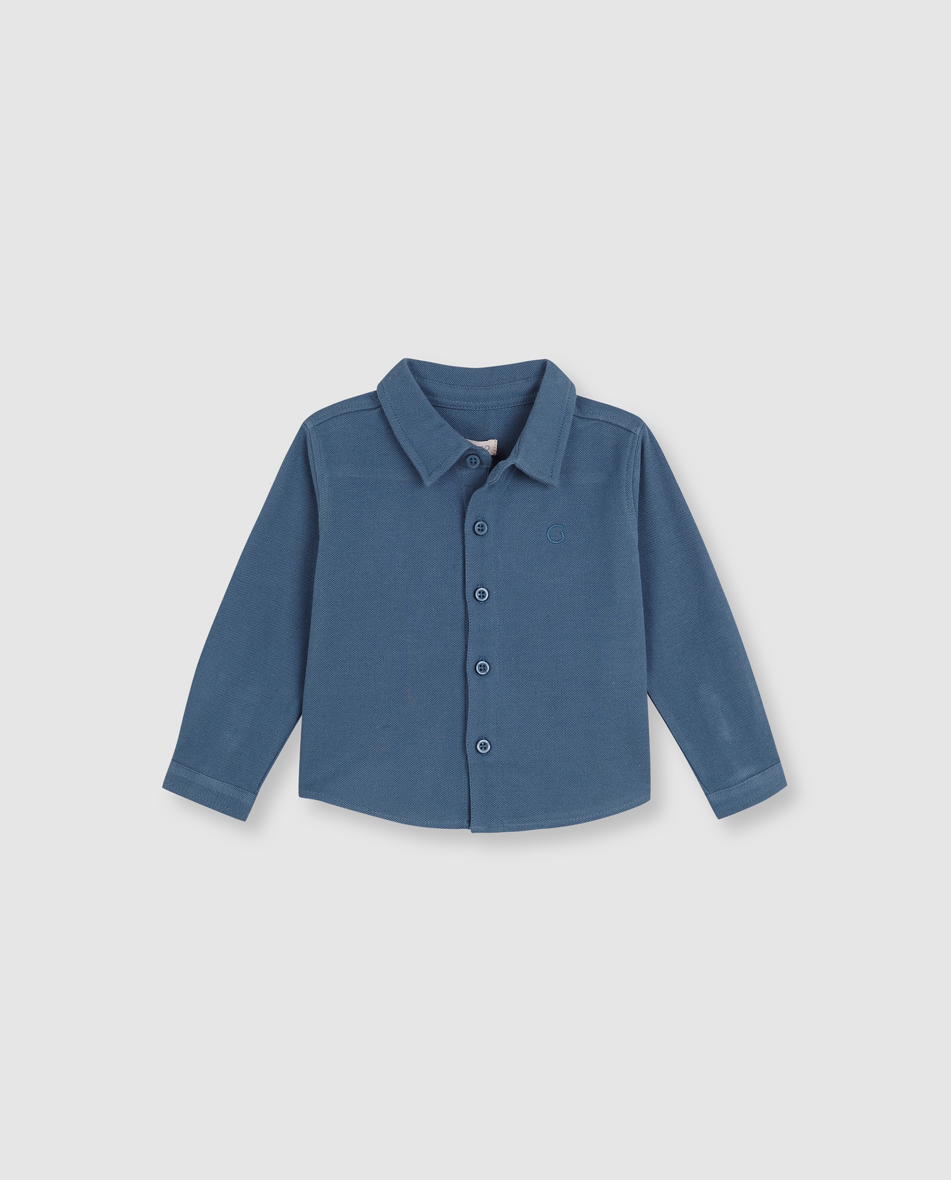 Imagem 0 de Polo para Bebé de Piqué com Tapeta de Botões