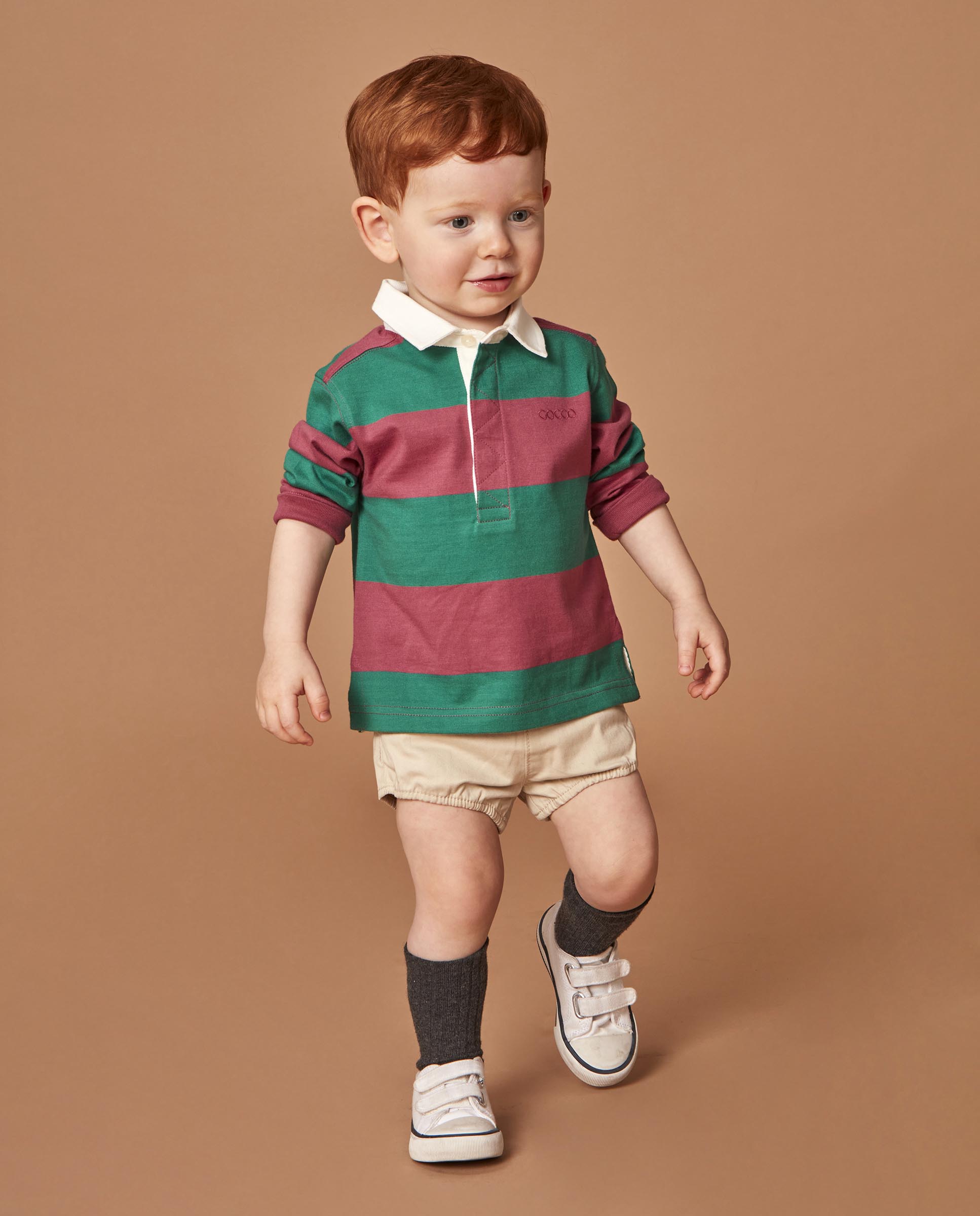 Imagem 0 de Polo para Bebé com Bordado e Patch Estampado
