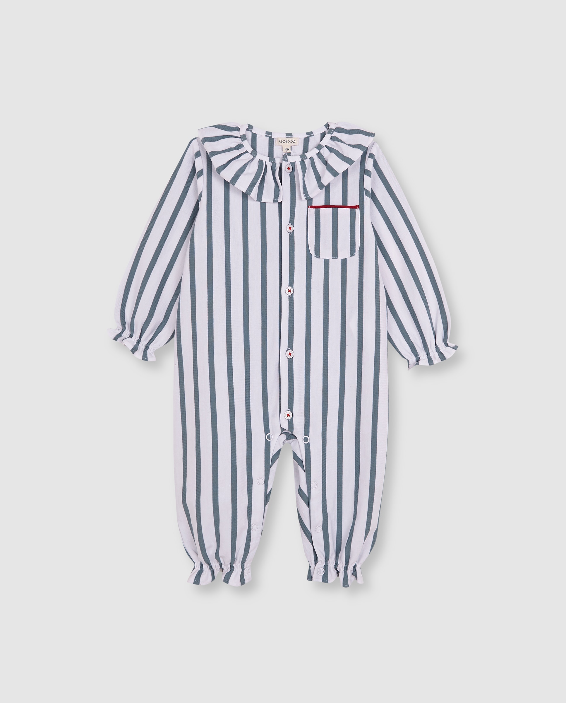 Imagem 0 de Pijama para Bebé de Malha com Gola Folho