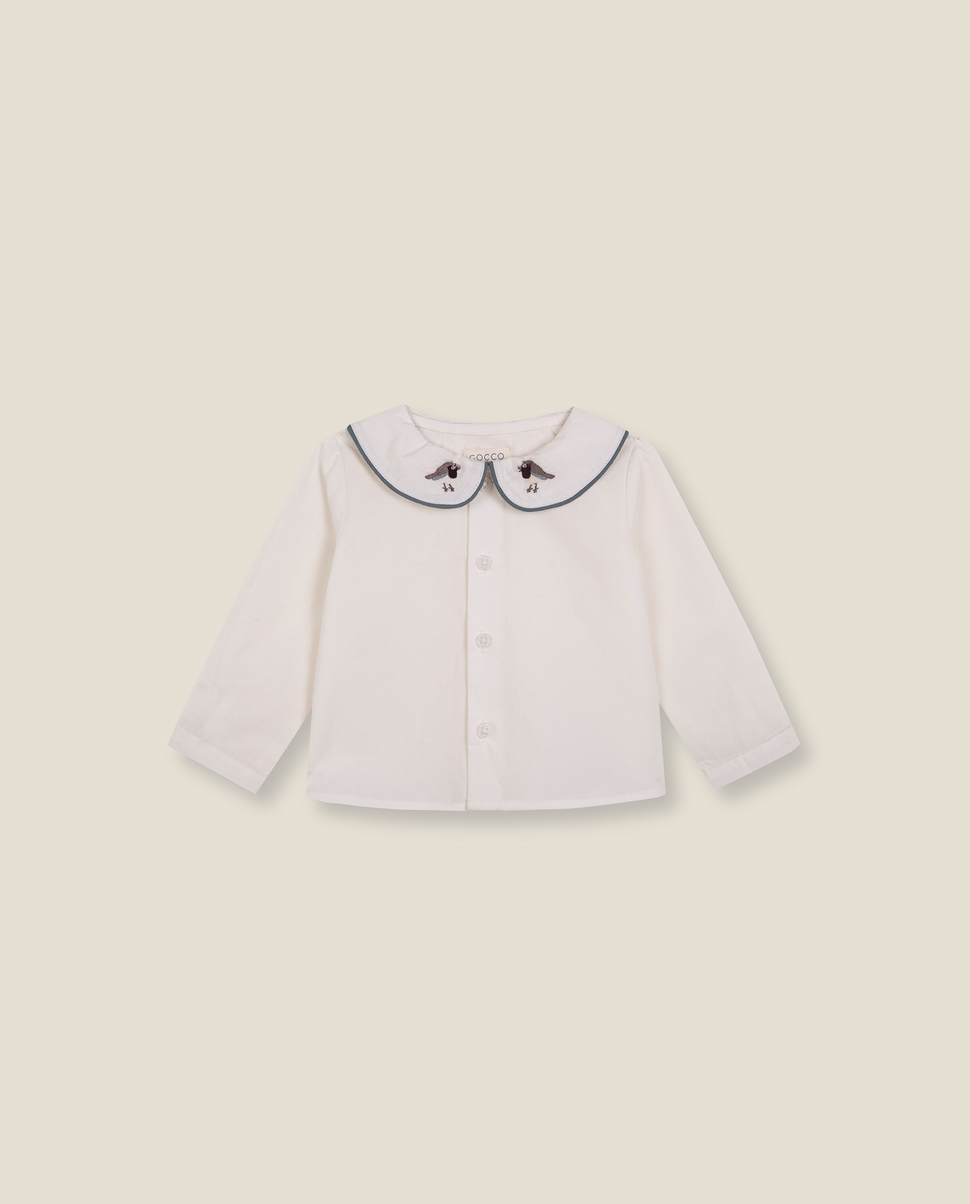 Imagem 0 de Camisa para Bebé com Gola Peter Pan