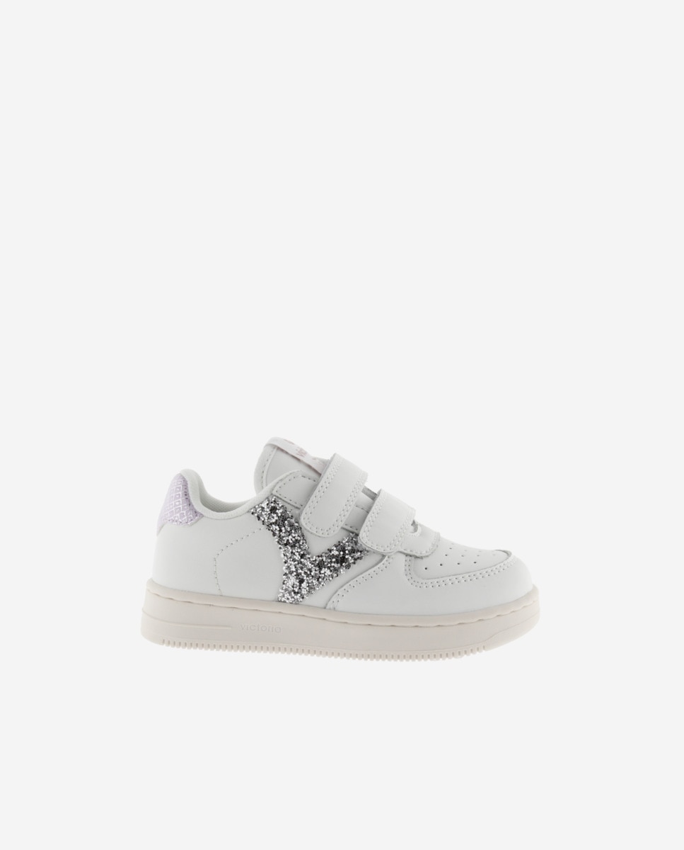 Sapatilhas Desportivas com Peças Fantasia e Velcro Victoria Lilás-1