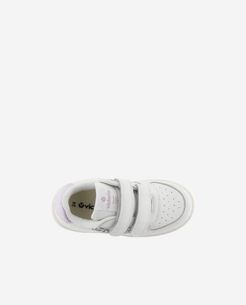 Sapatilhas Desportivas com Peças Fantasia e Velcro Victoria Lilás-4