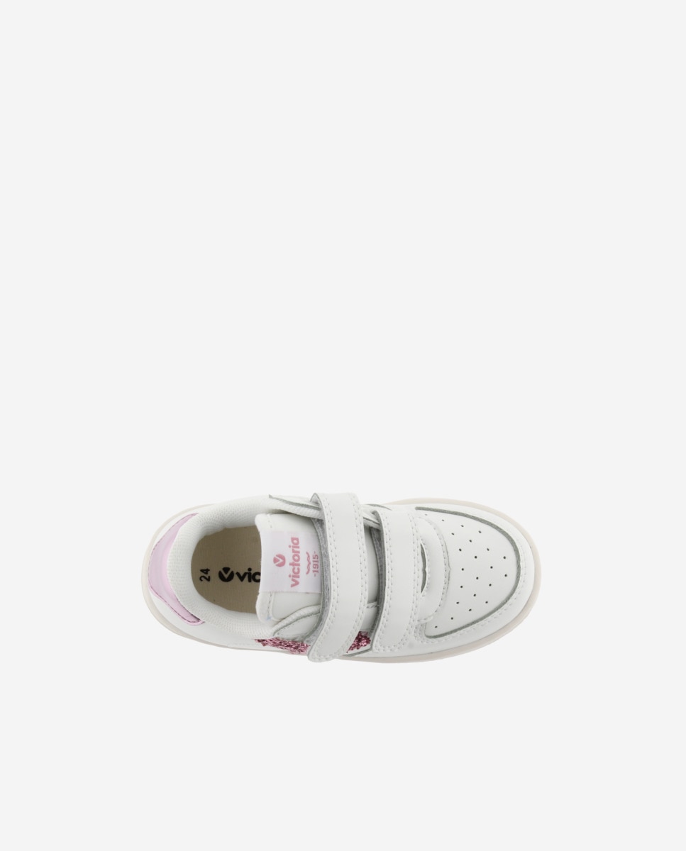 Sapatilhas Desportivas com Peças Fantasia e Velcro Victoria Fúcsia-4