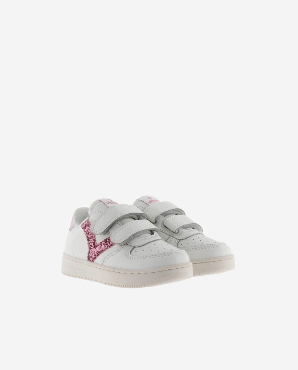Sapatilhas Desportivas com Peças Fantasia e Velcro Victoria Fúcsia-5