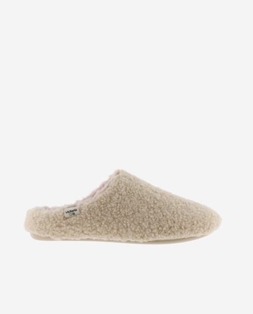 Imagem 0 de Pantufas Abertas em Pelo de Ovelha com Palmilha em Contraste