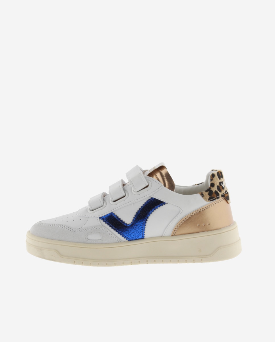 Sapatilhas Desportivas com Peças Fantasia e Velcro Branco-3