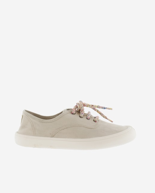 Imagem 0 de Sapatilhas de Lona Tintada Drec Barefoot com Atacadores Grossos