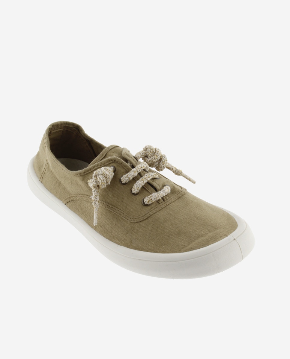 Sapatilhas Básicas Barefoot de Lona Tintada Drec Verde-militar-2