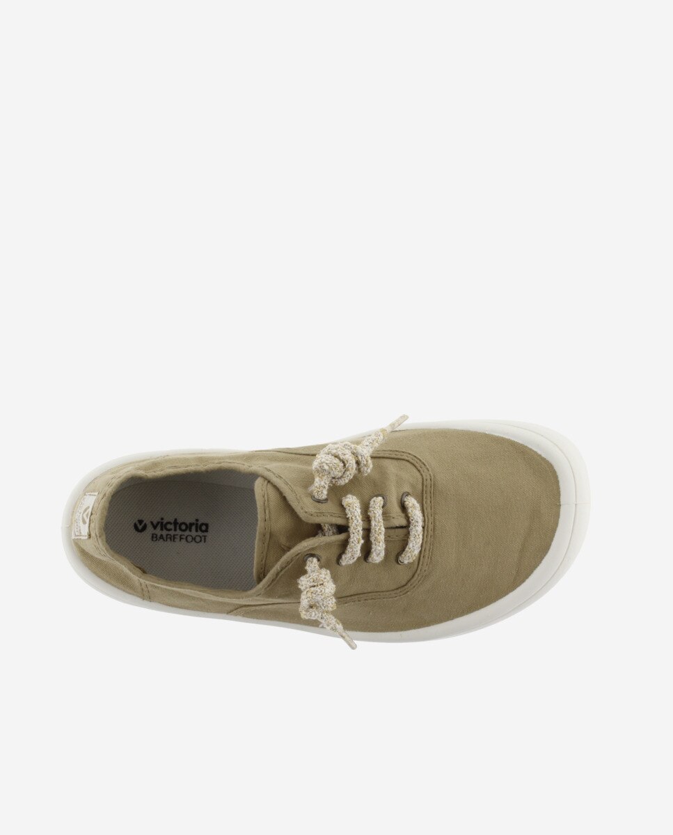 Sapatilhas Básicas Barefoot de Lona Tintada Drec Verde-militar-4