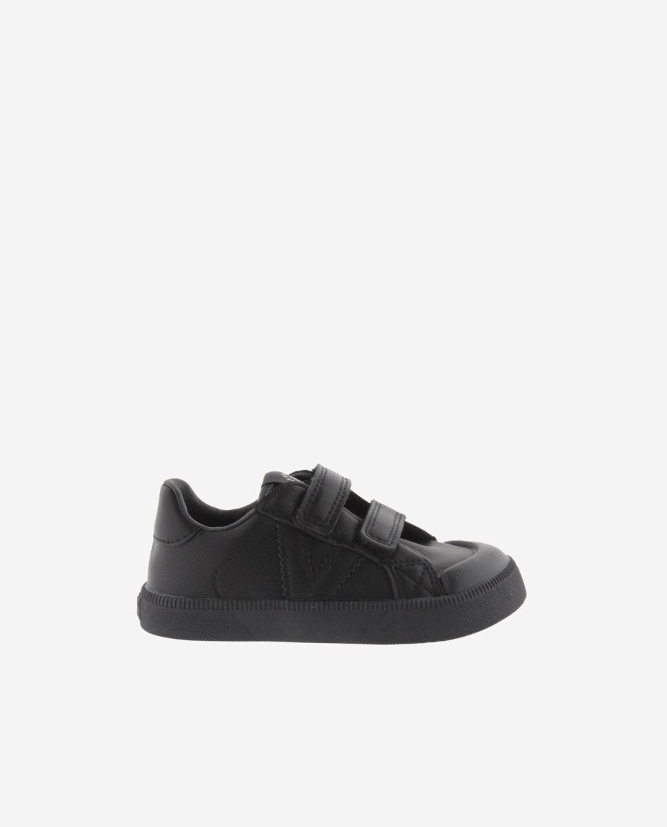 Sapatilhas Desportivas Infantil Barefoot Monocromáticas com Velcro Victoria Azul-marinho-1