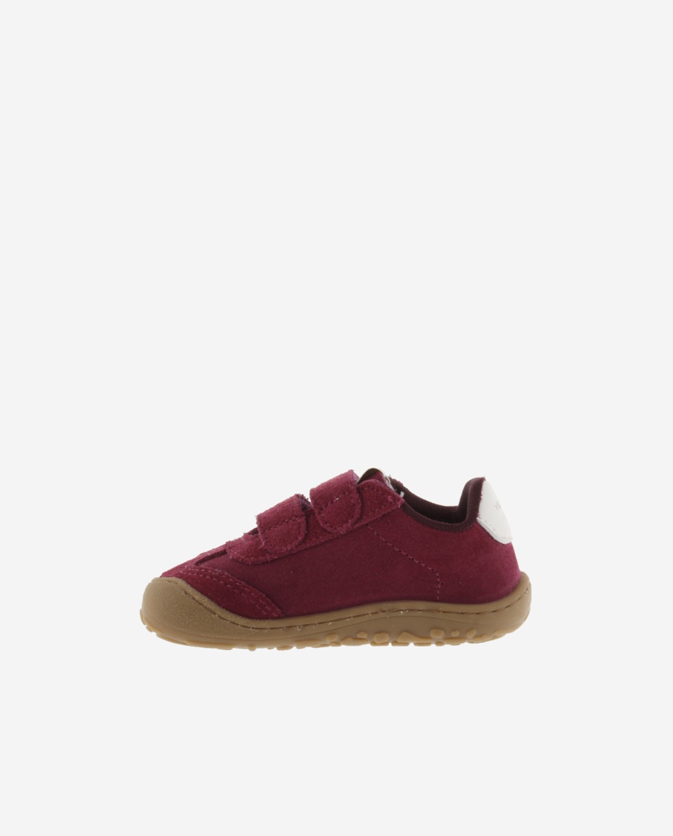 Sapatilhas de Camurça Barefoot Infantil com Velcro Duplo Victoria Fúcsia-3