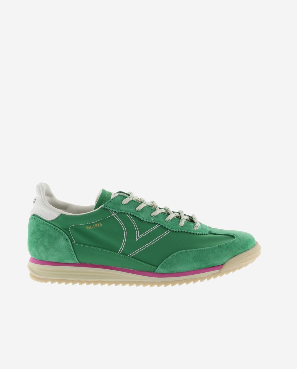 Imagem 0 de Sapatilhas Desportivas de Nylon com Peças de Camurça e Sola em Serra