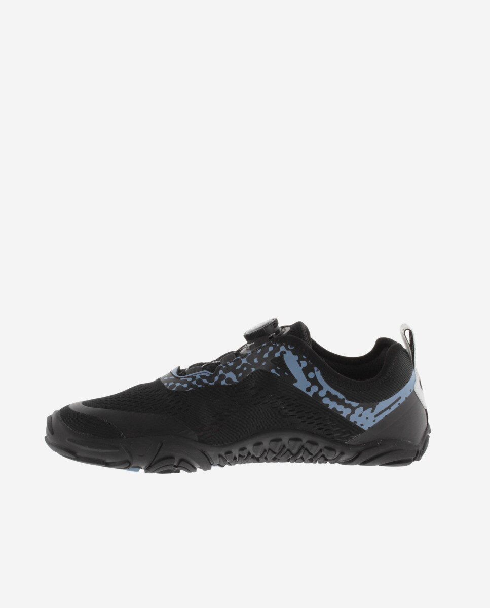 Desportivas Barefoot de Rede com Atacadores Elásticos Preto-3