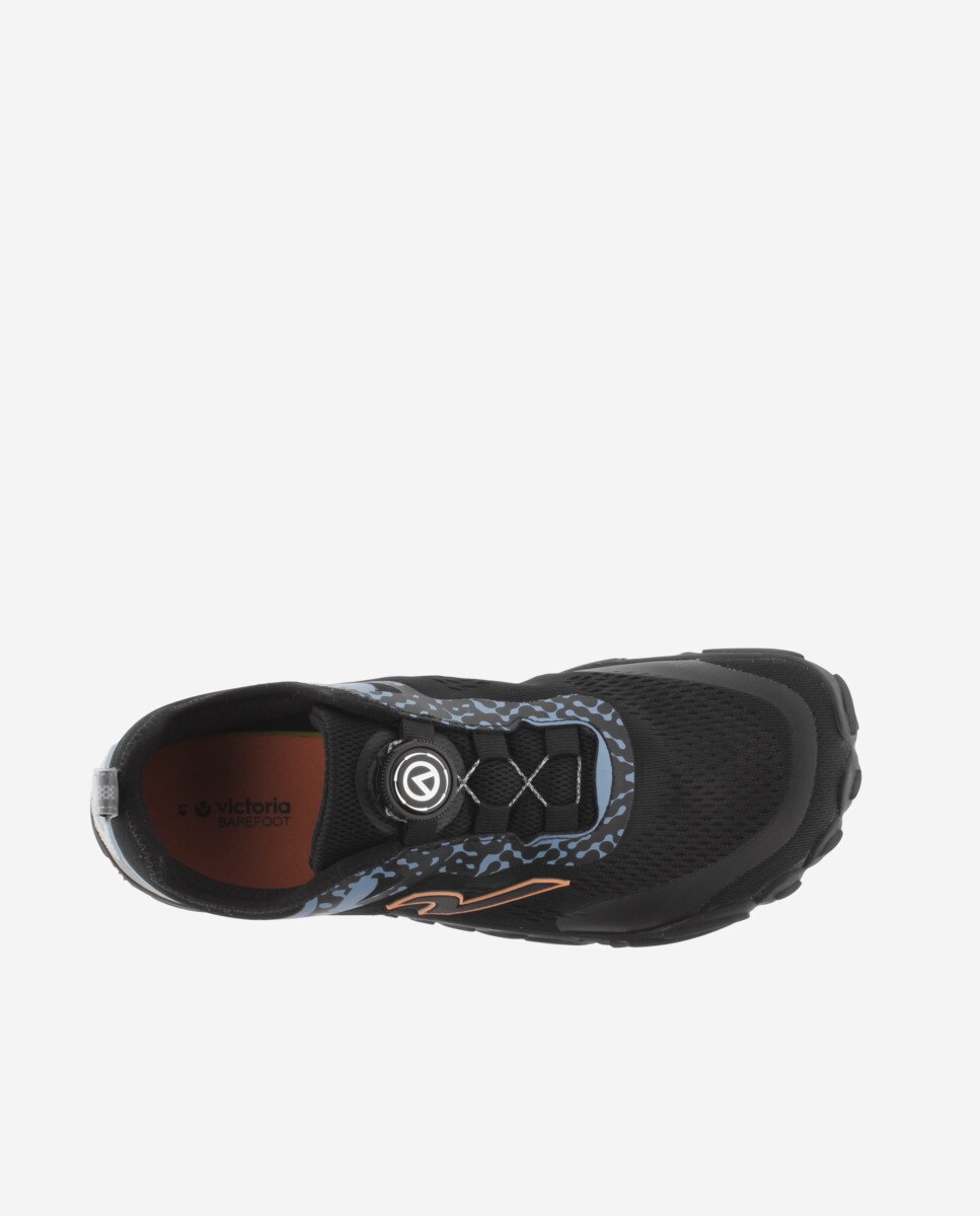 Desportivas Barefoot de Rede com Atacadores Elásticos Preto-4