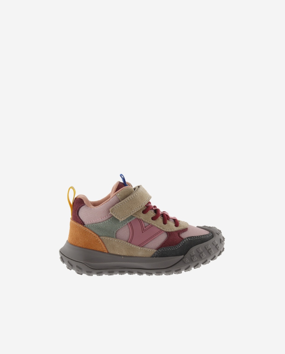 Imagem 0 de Botins Infantil com Peças Multicolor e Velcro